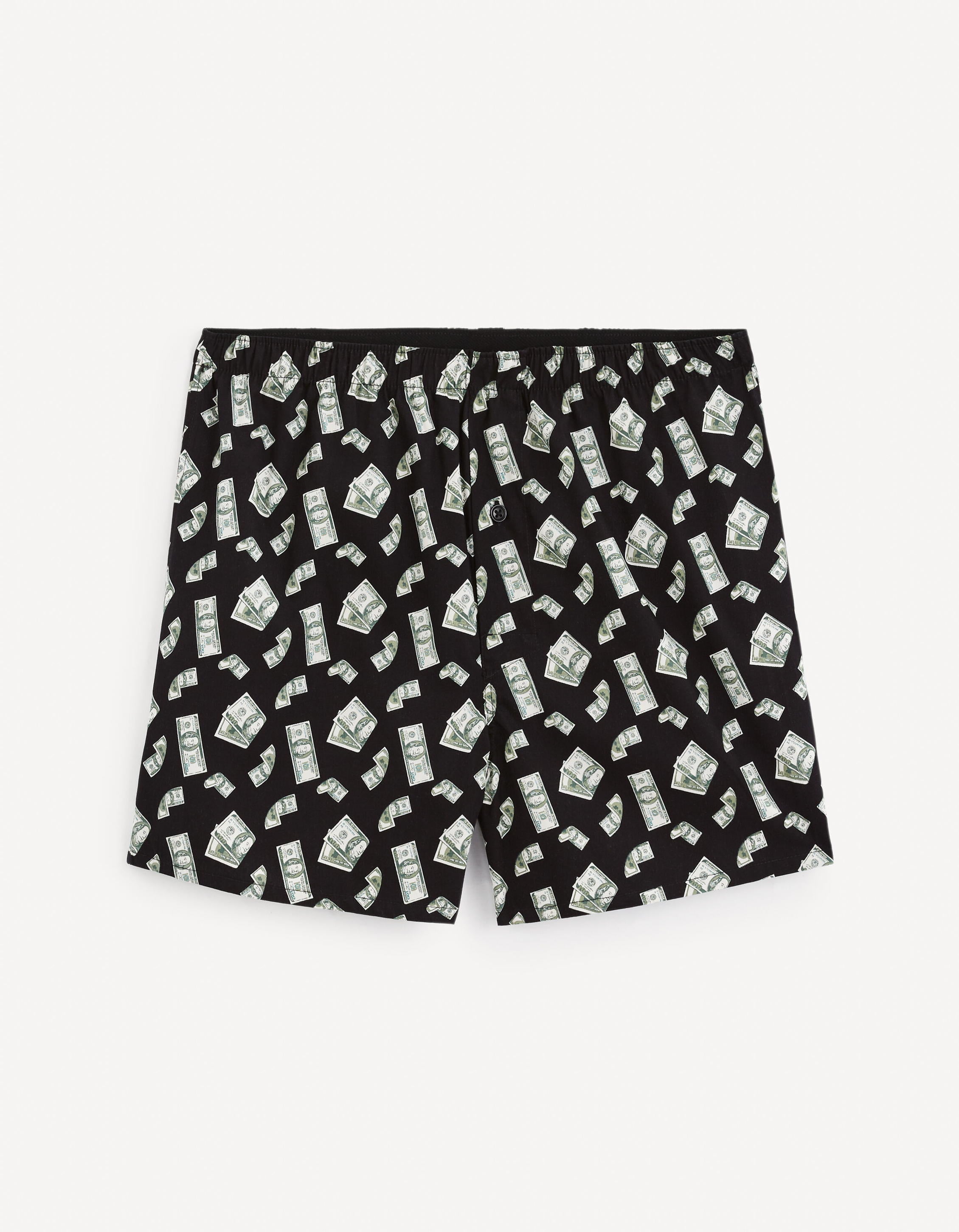 Cotton Short Pajamas - White And Black_GIPYBILLET_WHITE_04