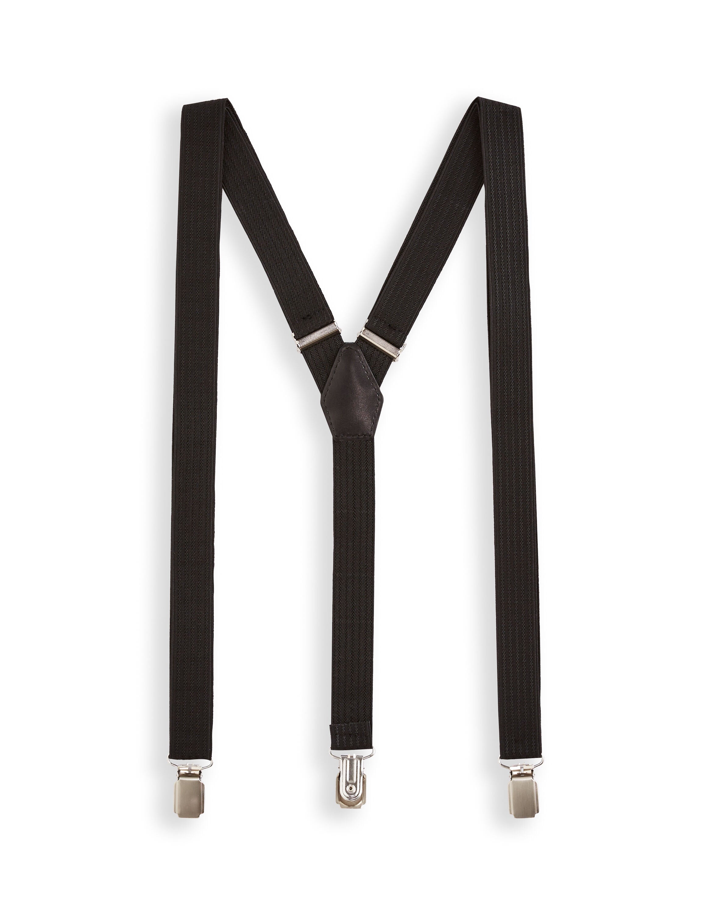 Celio_Black Plain Suspenders_GISTRAP_BLACK_01