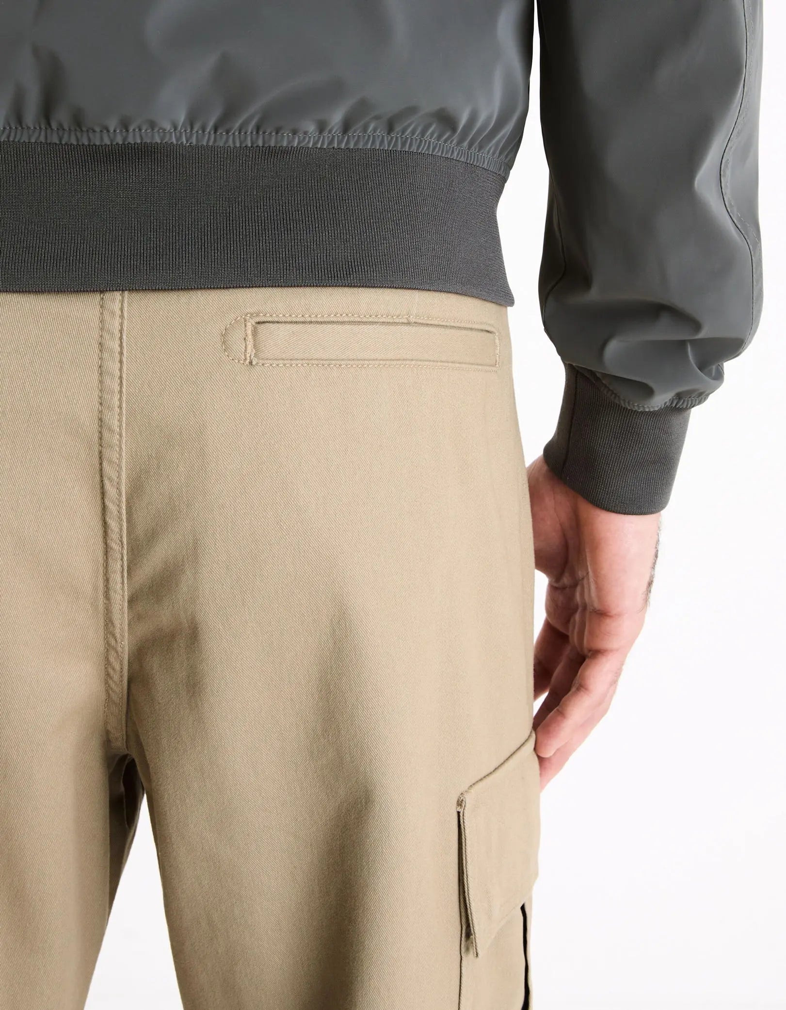 100% Cotton Cargo Pants_GOANDER_BEIGE 05_06