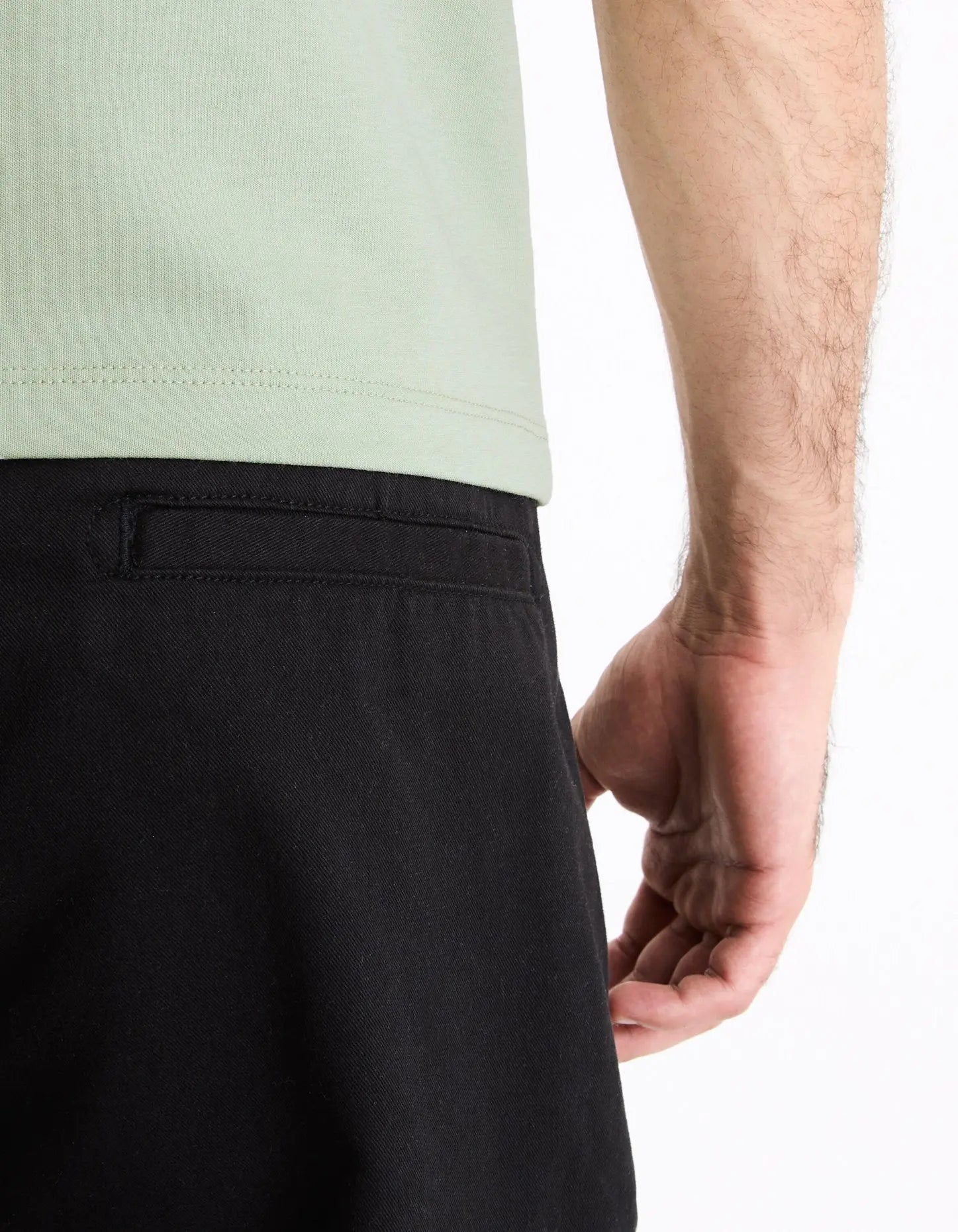 100% Cotton Cargo Pants_GOANDER_BLACK_06