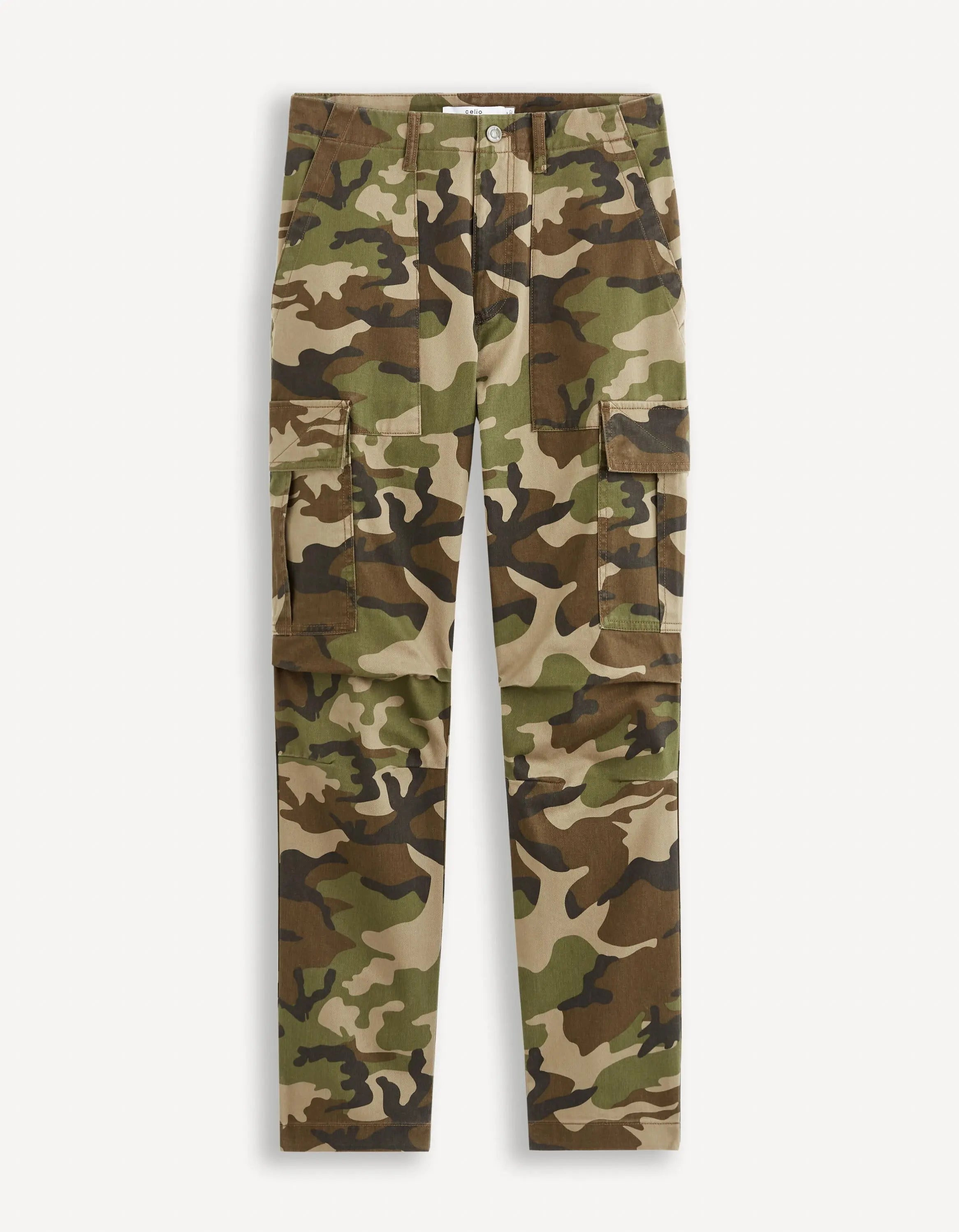 100% Cotton Cargo Pants_GOANDER_CAMOU_01