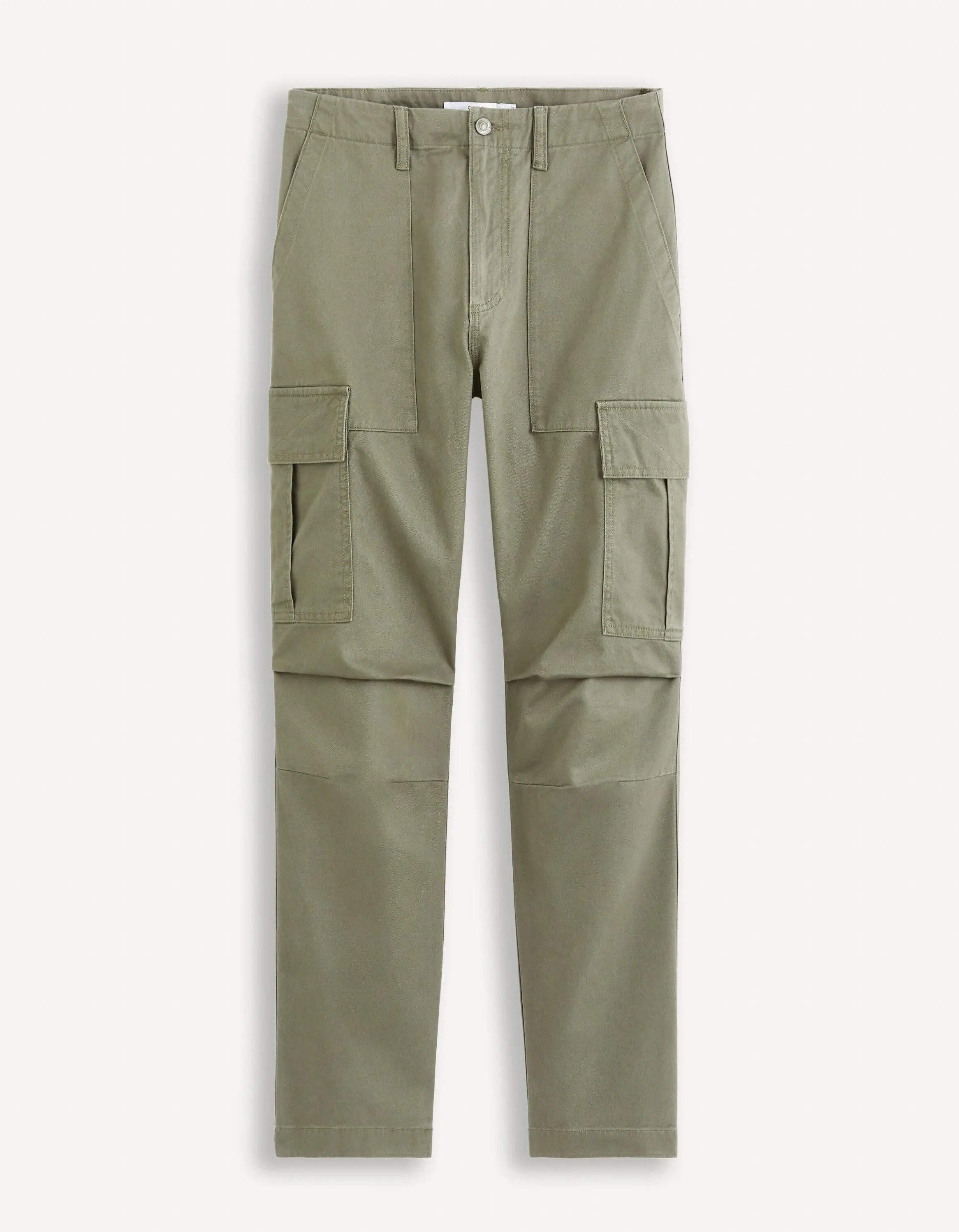 100% Cotton Cargo Pants_GOANDER_KAKI_01