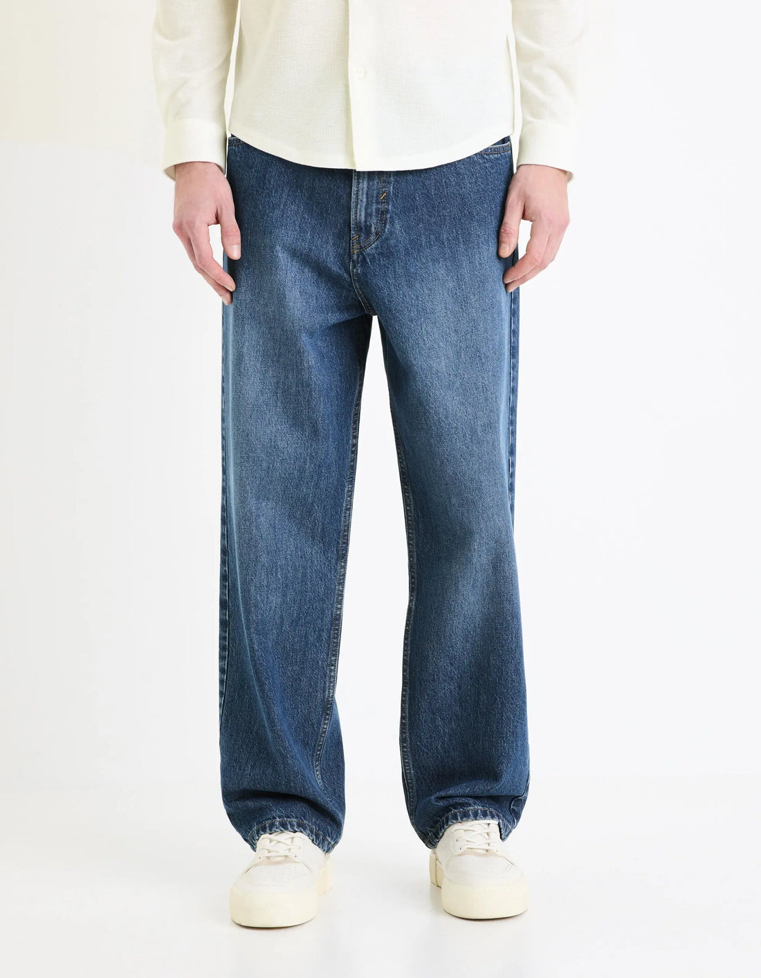 Baggy Cotton Jeans_GOBAGGY_STONE_03