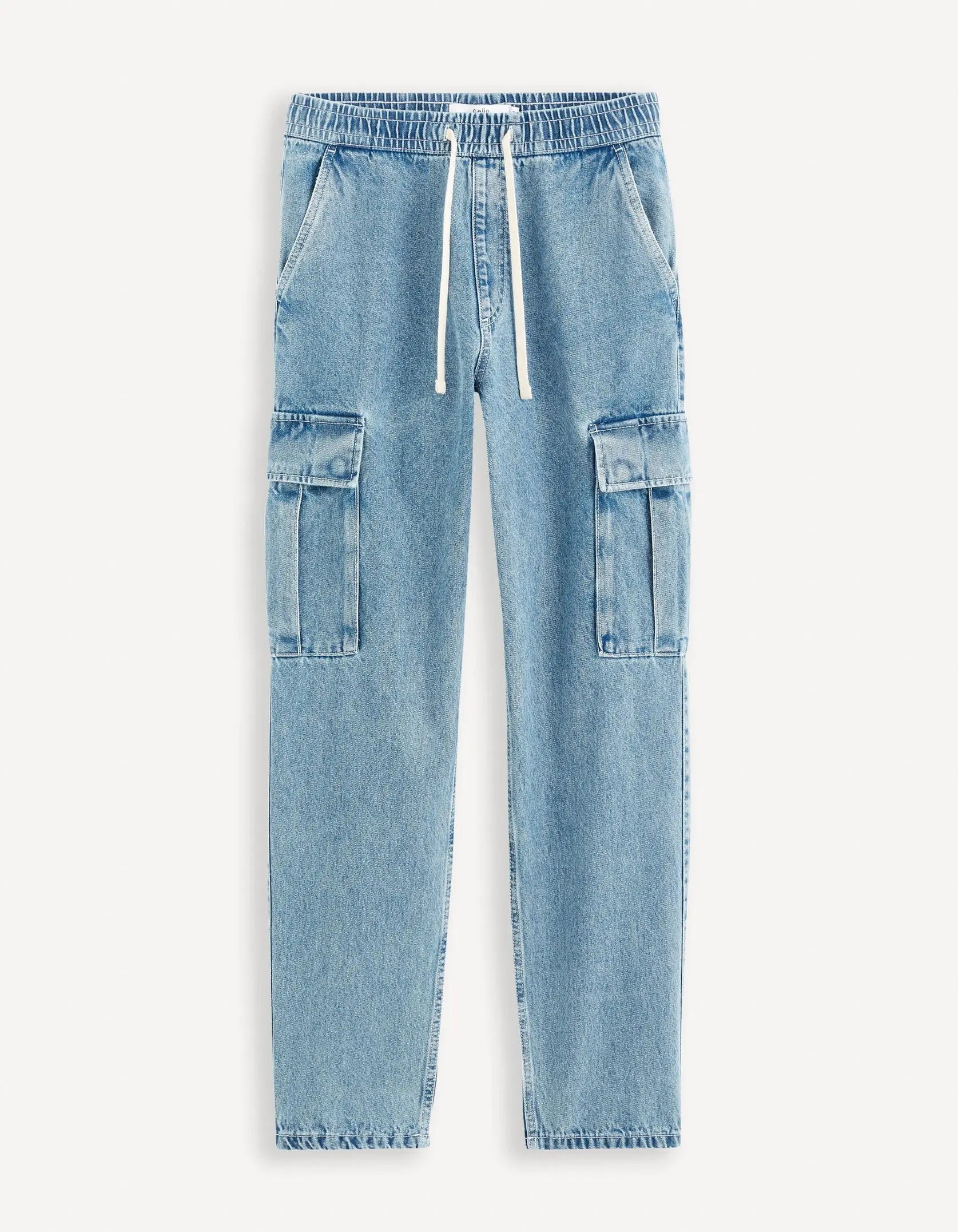 100% Cotton Cargo Jeans_GOCARGO1_DOUBLE STONE_01