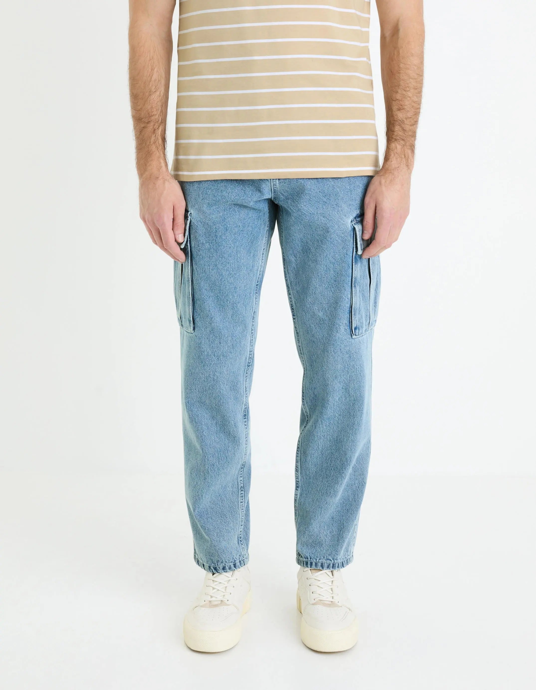 100% Cotton Cargo Jeans_GOCARGO1_DOUBLE STONE_03