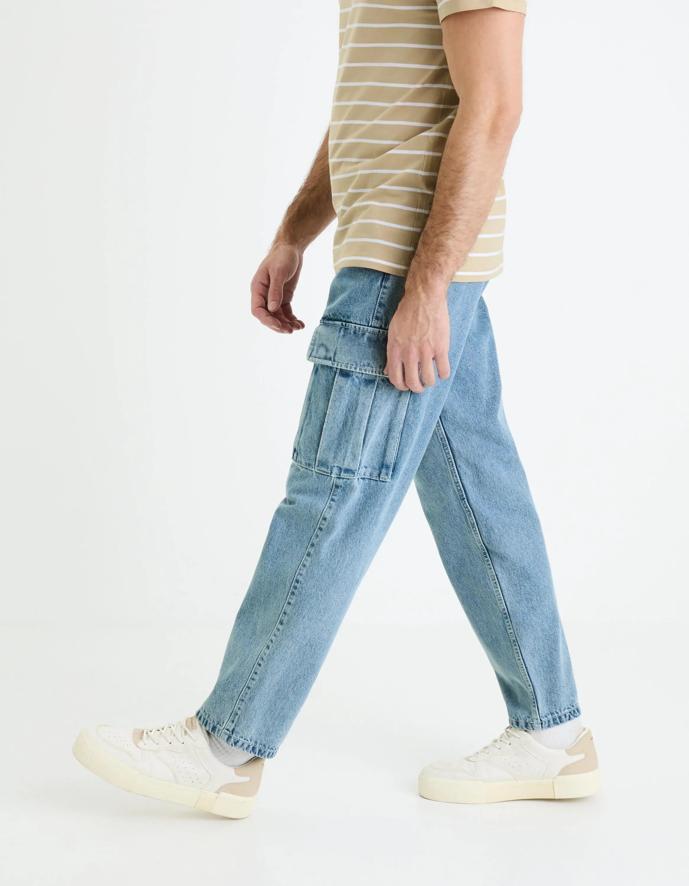 100% Cotton Cargo Jeans_GOCARGO1_DOUBLE STONE_05
