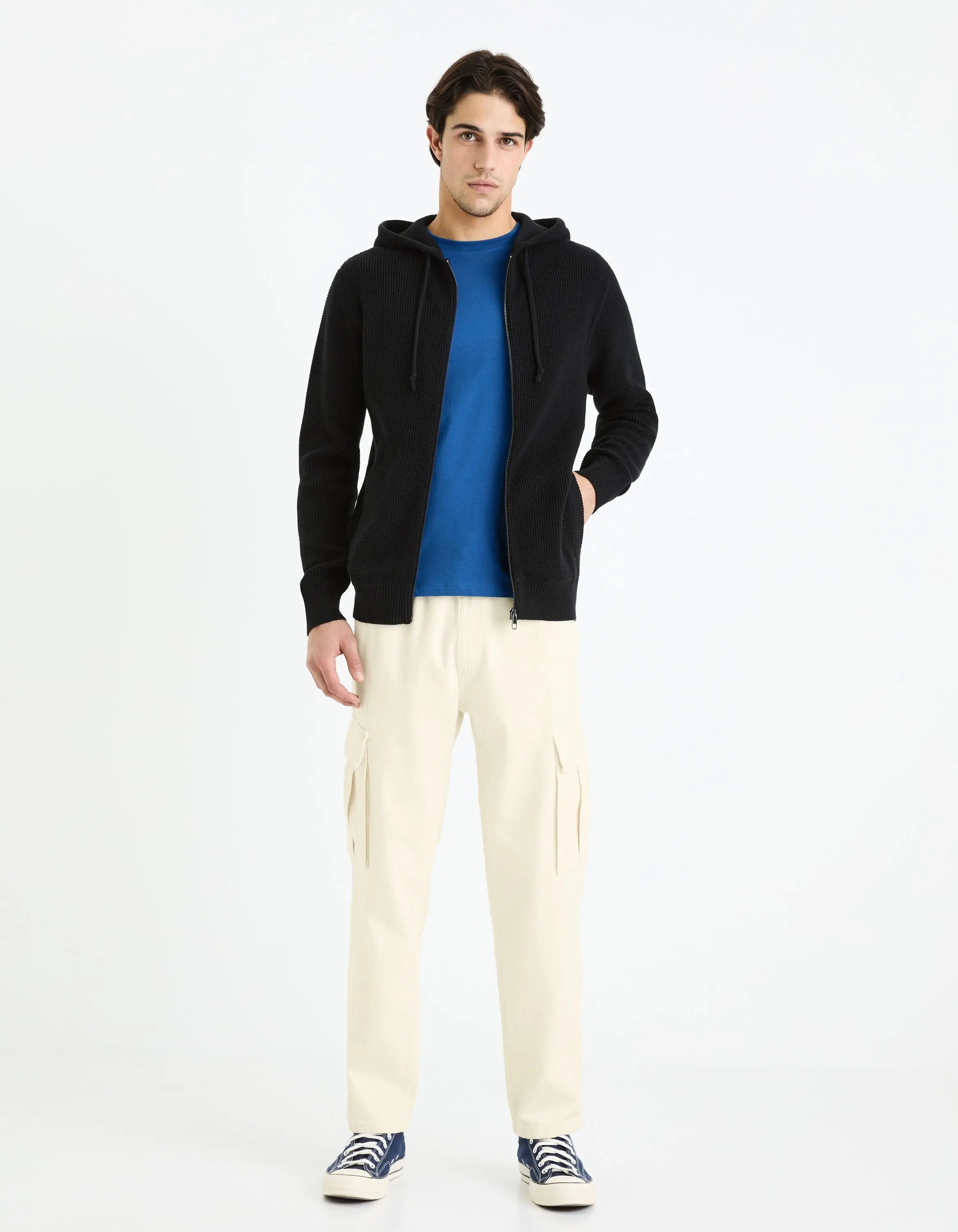 100% Cotton Cargo Jeans_GOCARGO1_ECRU_02