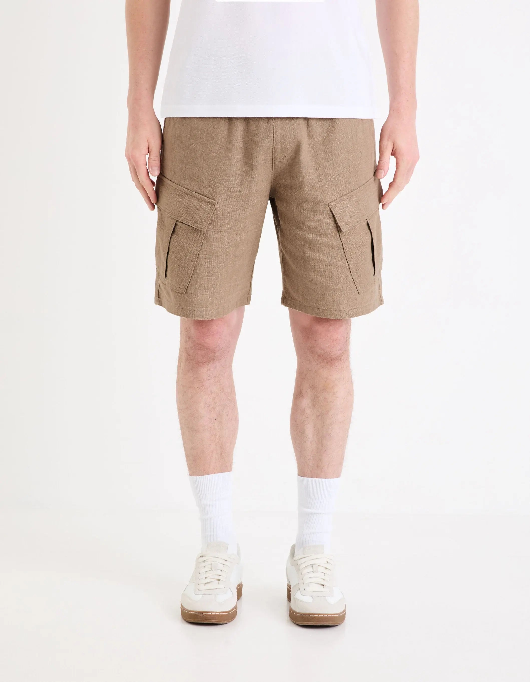Cotton Cargo Bermuda Shorts_GOCARGOBM_BEIGE 05_03