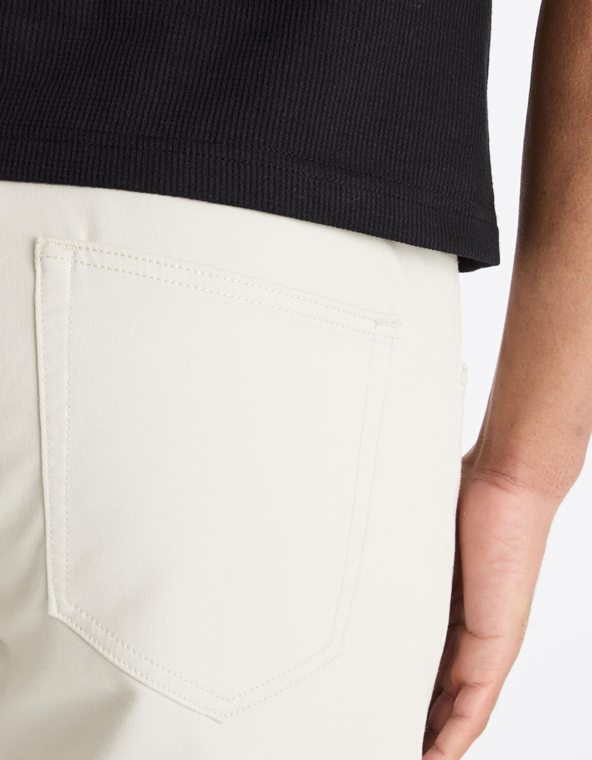 Slim Stretch Pants_GOFIVE_BEIGE CLAIR_06