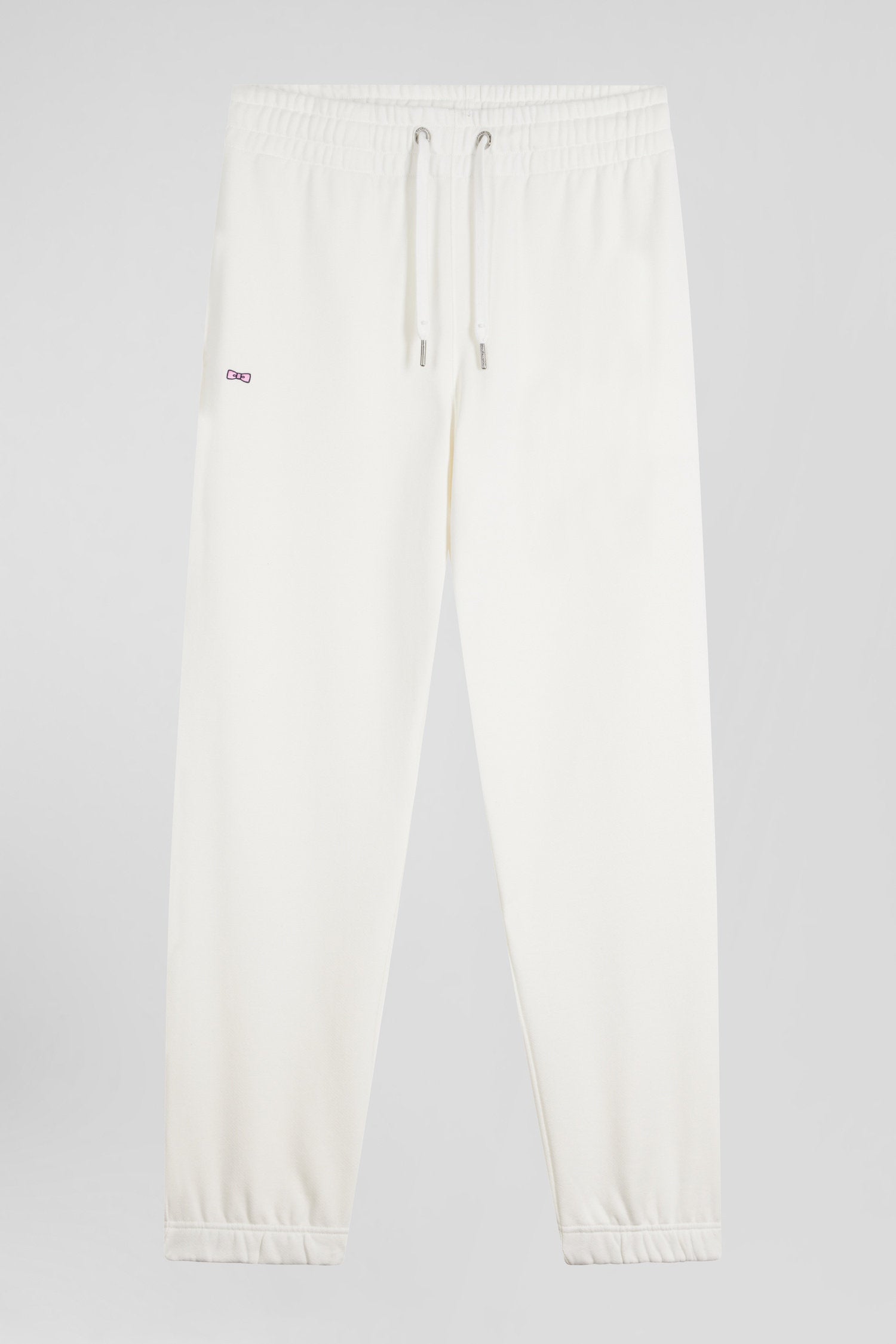 Regular Ecru Brushed Fleece Jogging Bottoms_03