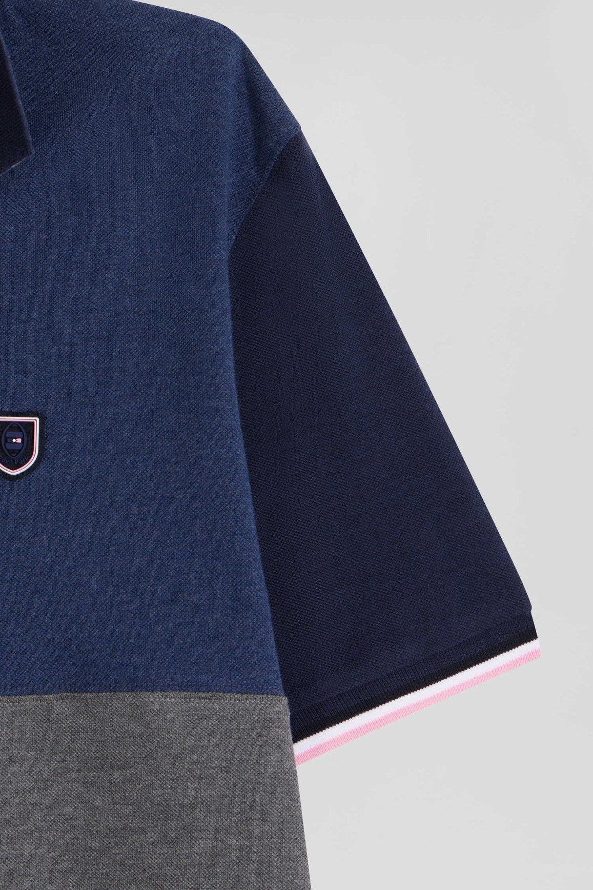 Regular Navy Barbarian Short-Sleeved Cotton PiquŽ Polo Shirt_08