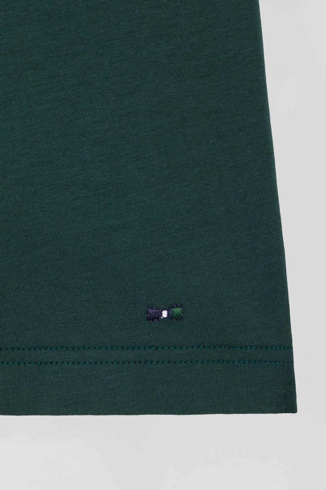 Set Of 2 Green Stretch Cotton Boxers With Tricolor Waistband_04