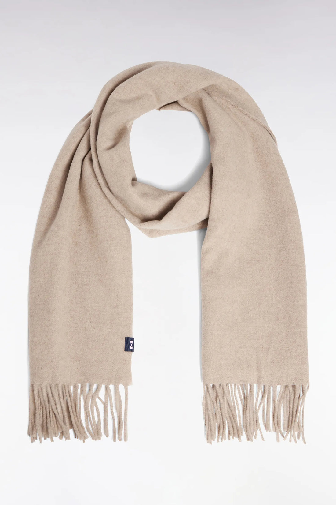Eden Park_0_Fringed Scarf in Beige Virgin Wool_H25ACTEC0012_BEC13_01