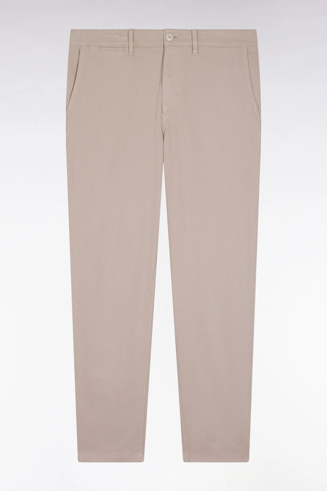 Eden Park_Beige_Wrinkle-Free Chinos in Light Beige Stretch Cotton_H25BAS0C0002_BEM25_02
