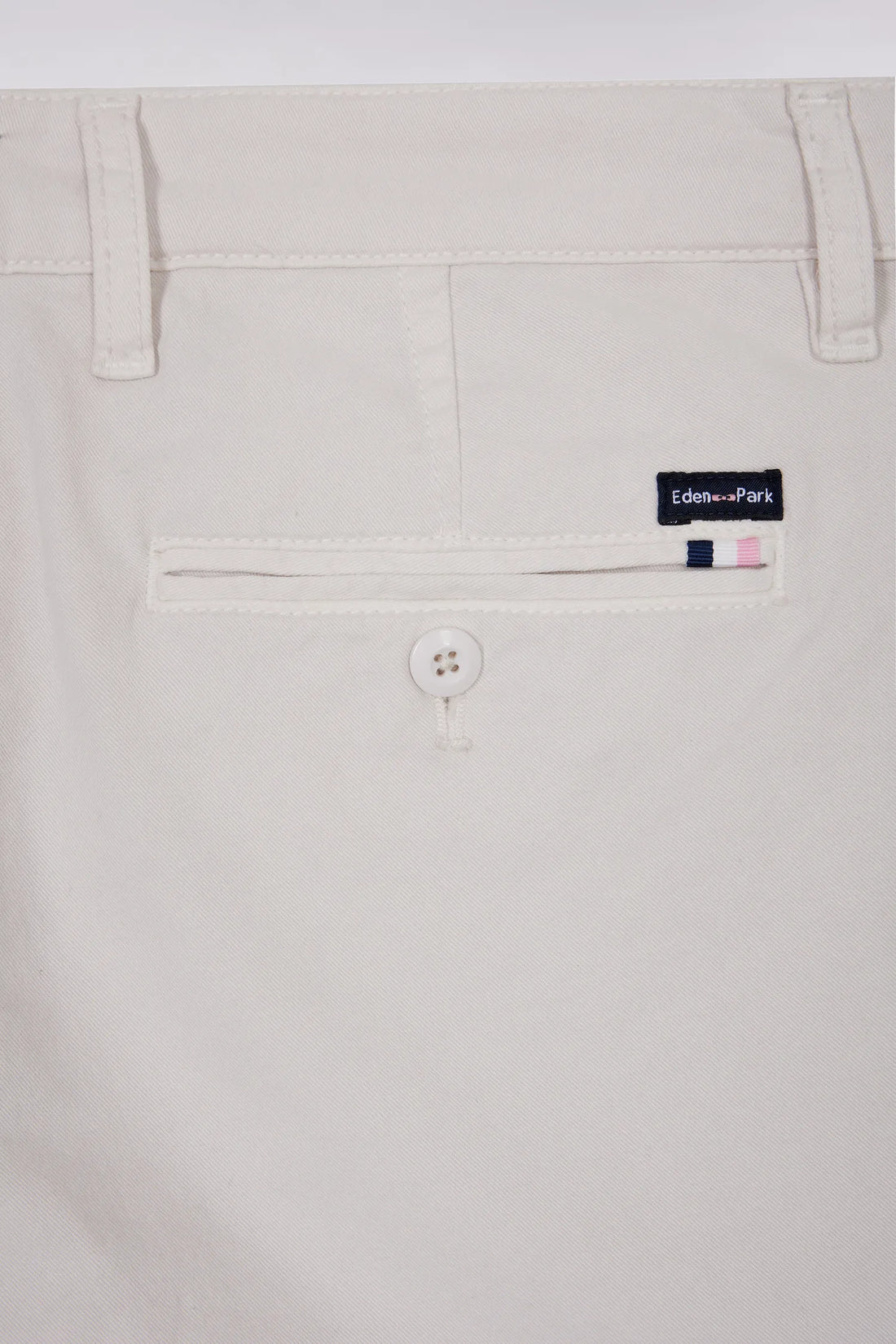 Eden Park_0_Wrinkle-Free Chinos in Ecru Stretch Cotton_H25BAS0C0003_ECC2_02