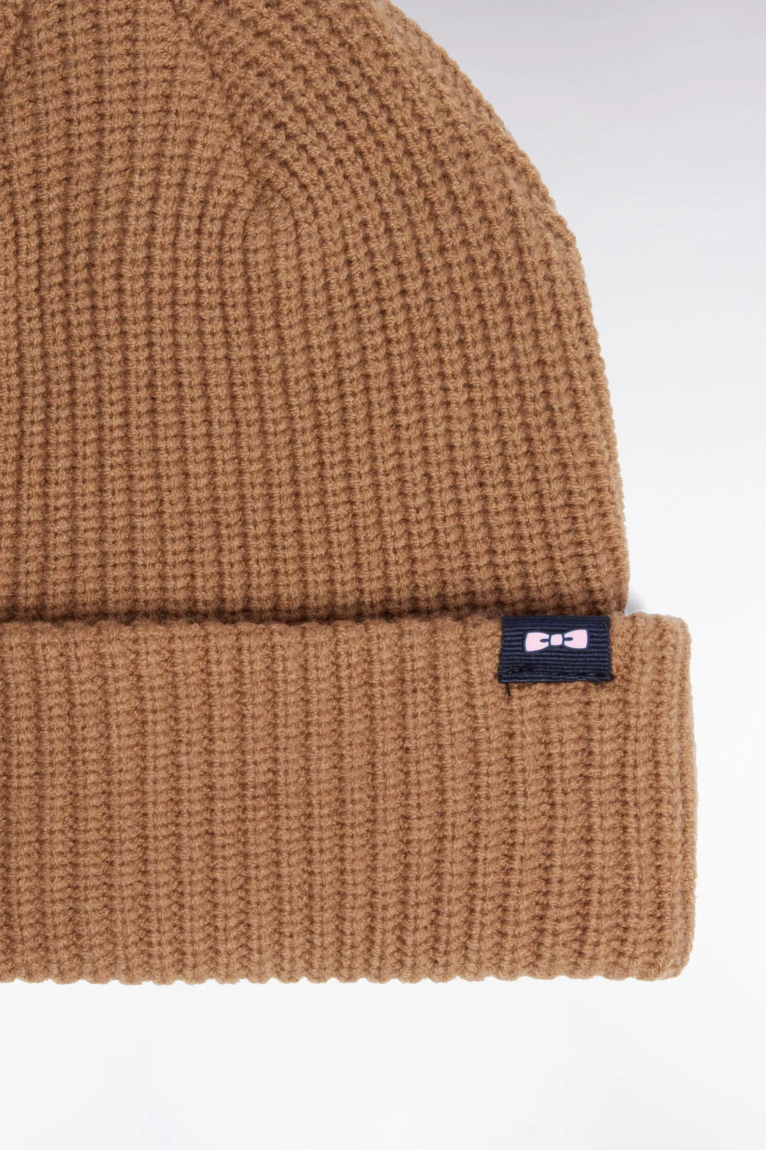 Eden Park_Beige_Camel Cotton-Blend Beanie_H25CHABN0001_MAM5_02