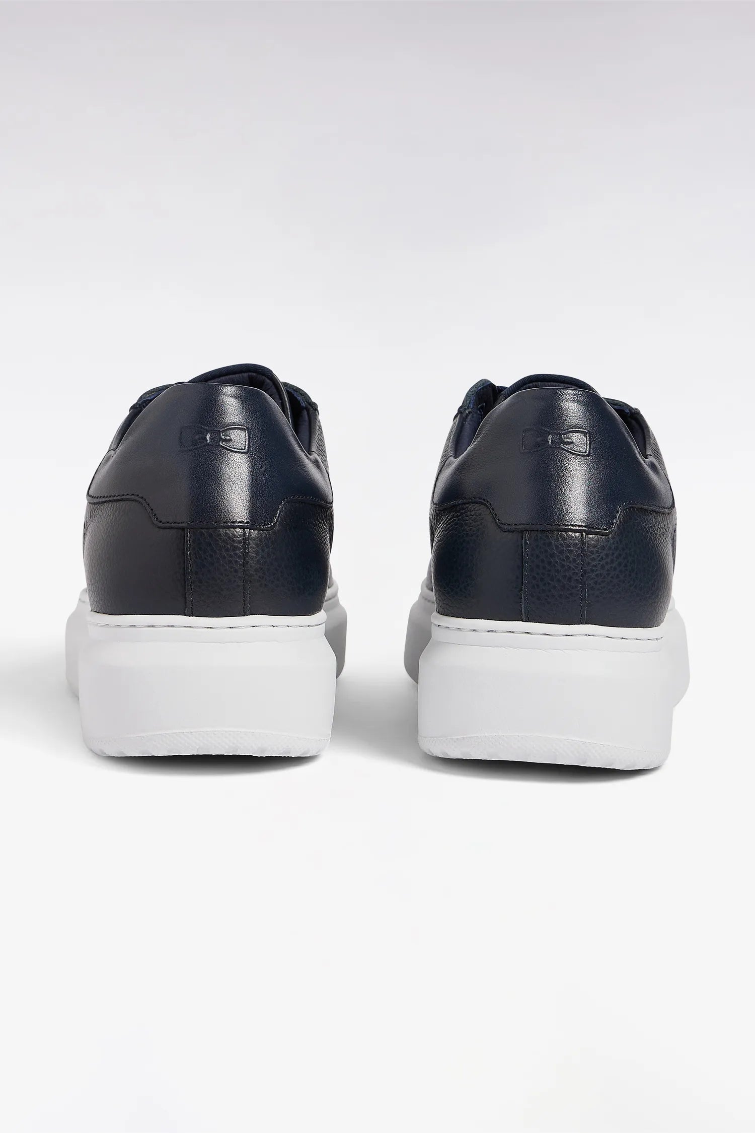 Eden Park_0_Low-Top Sneakers in Navy Pebbled Leather_H25CHSTE0004_BLF_02