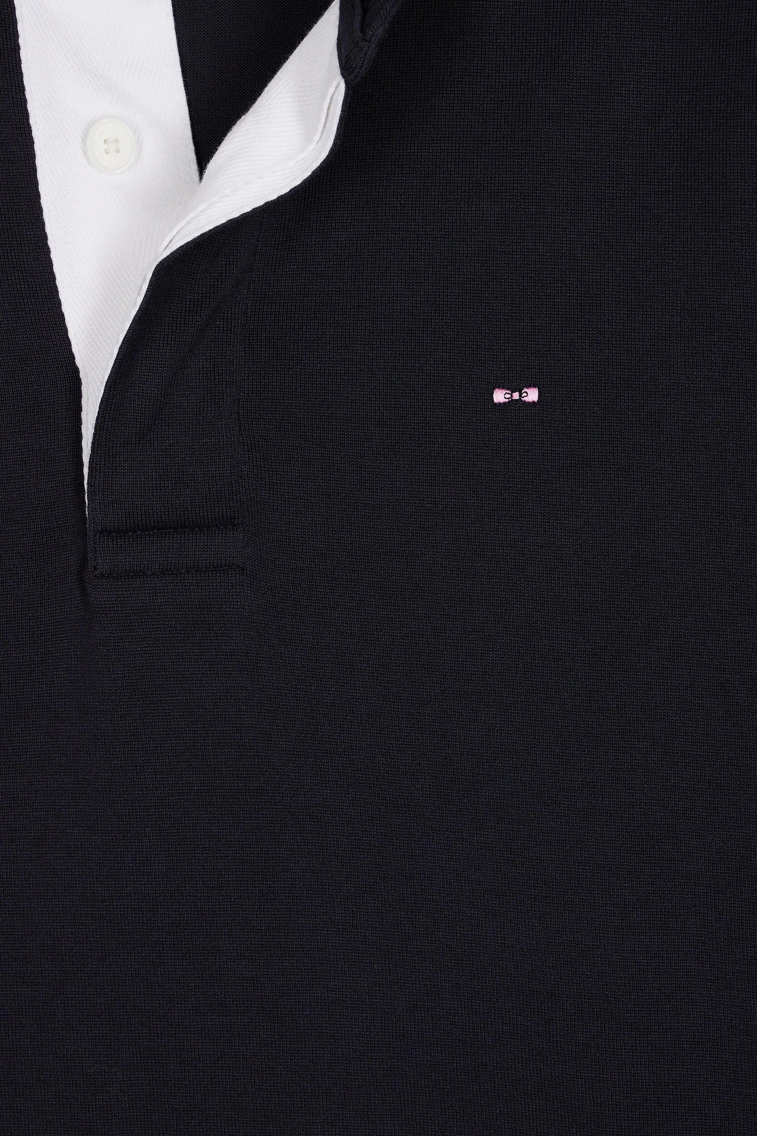 Eden Park_Blue_Long-Sleeved Jersey in Navy Jersey with Striped Collar_H25MAIML0004_BLF_06