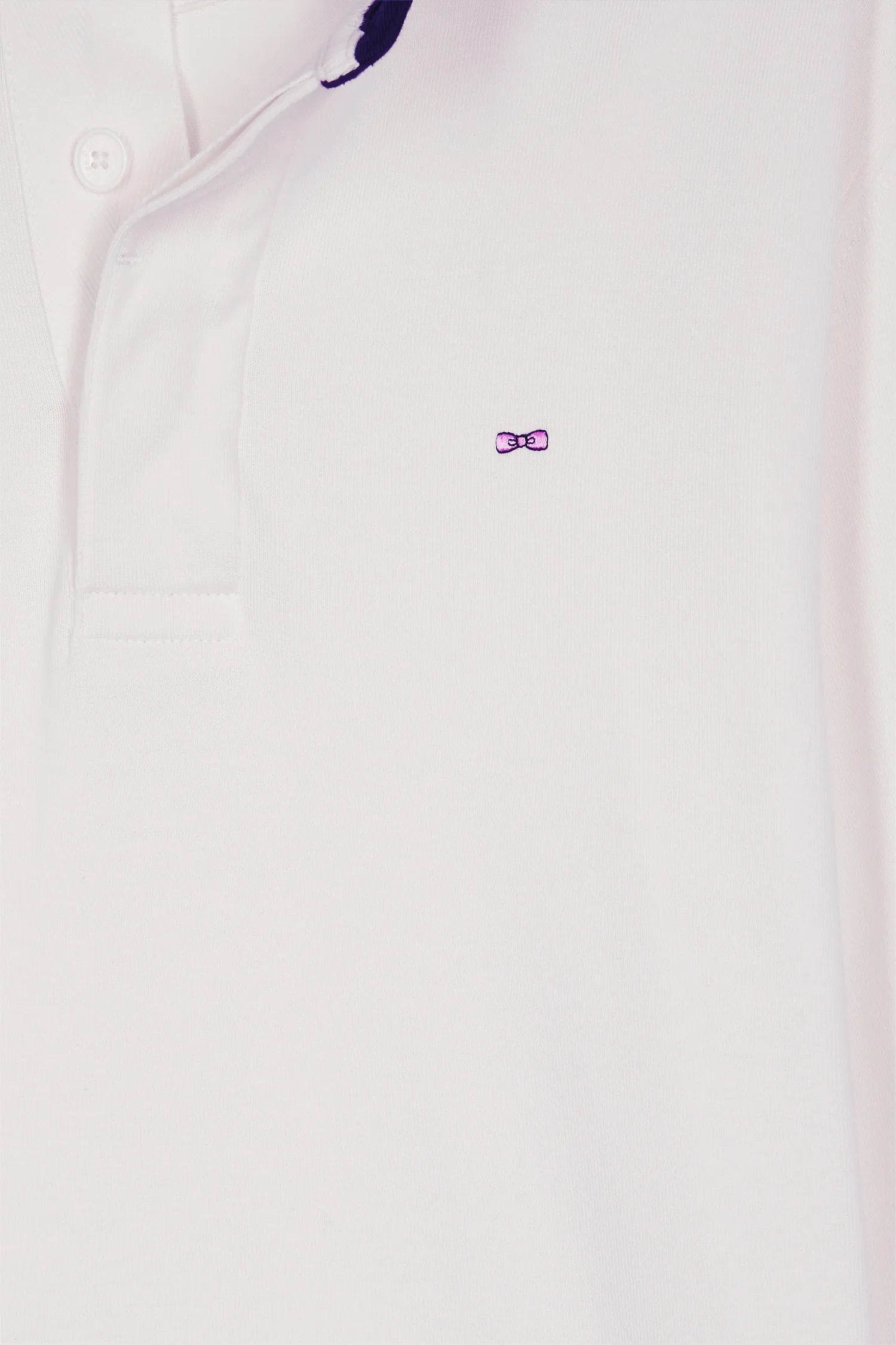 Eden Park_White_Long-Sleeved Jersey in White Jersey with Striped Collar_H25MAIML0004_ECC_02