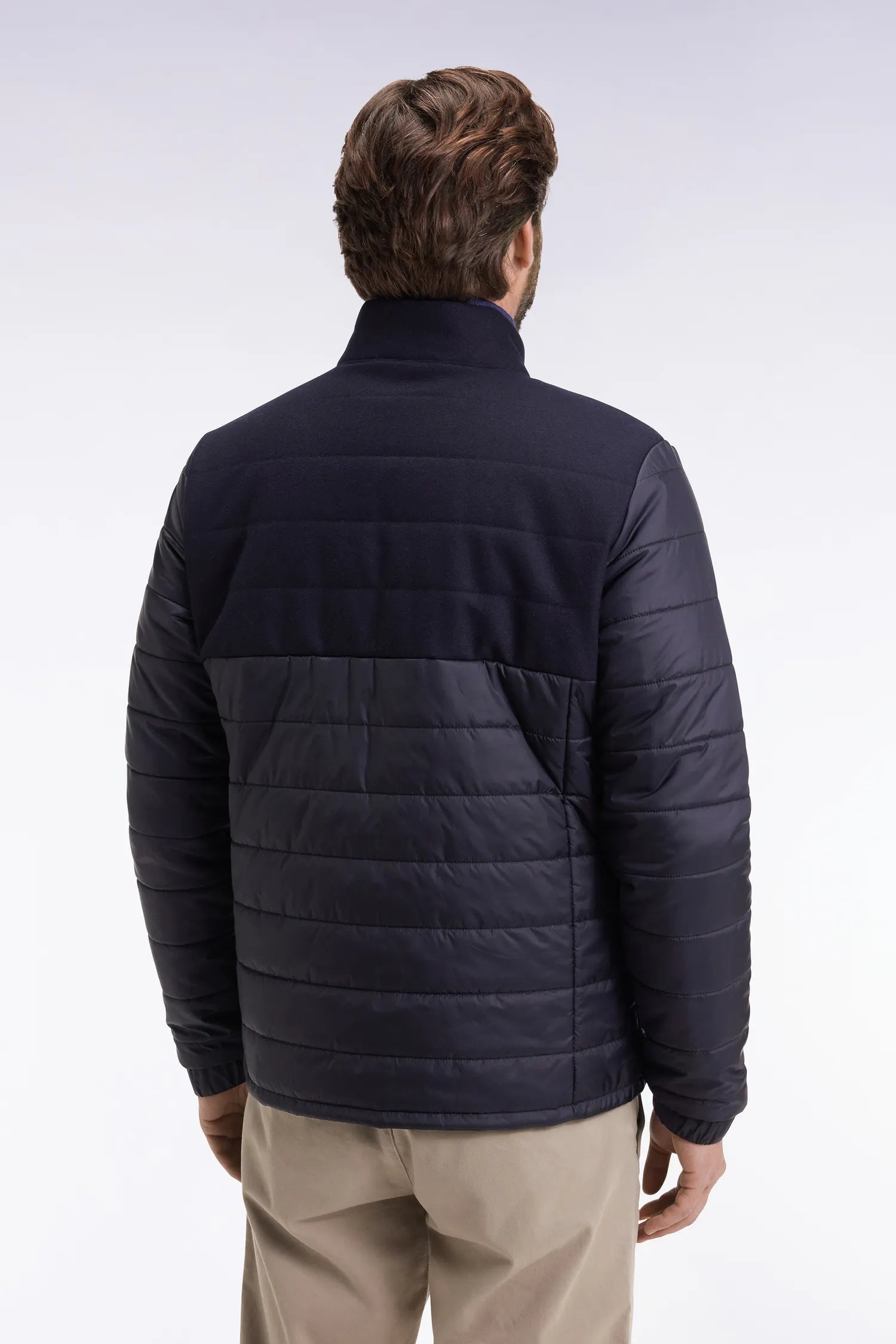 Eden Park_Blue_Marine Bi-Material Down Jacket_H25PAMDL0004_BLF_05