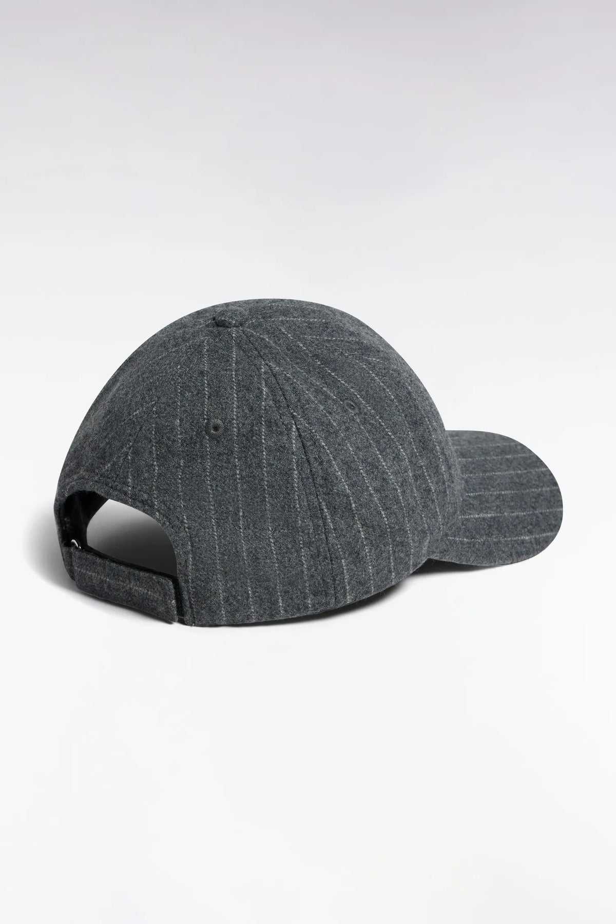 Eden Park Men Cap in Grey Striped Woollen Cloth SKU: H26CHACA0014_GRM19 Image 02