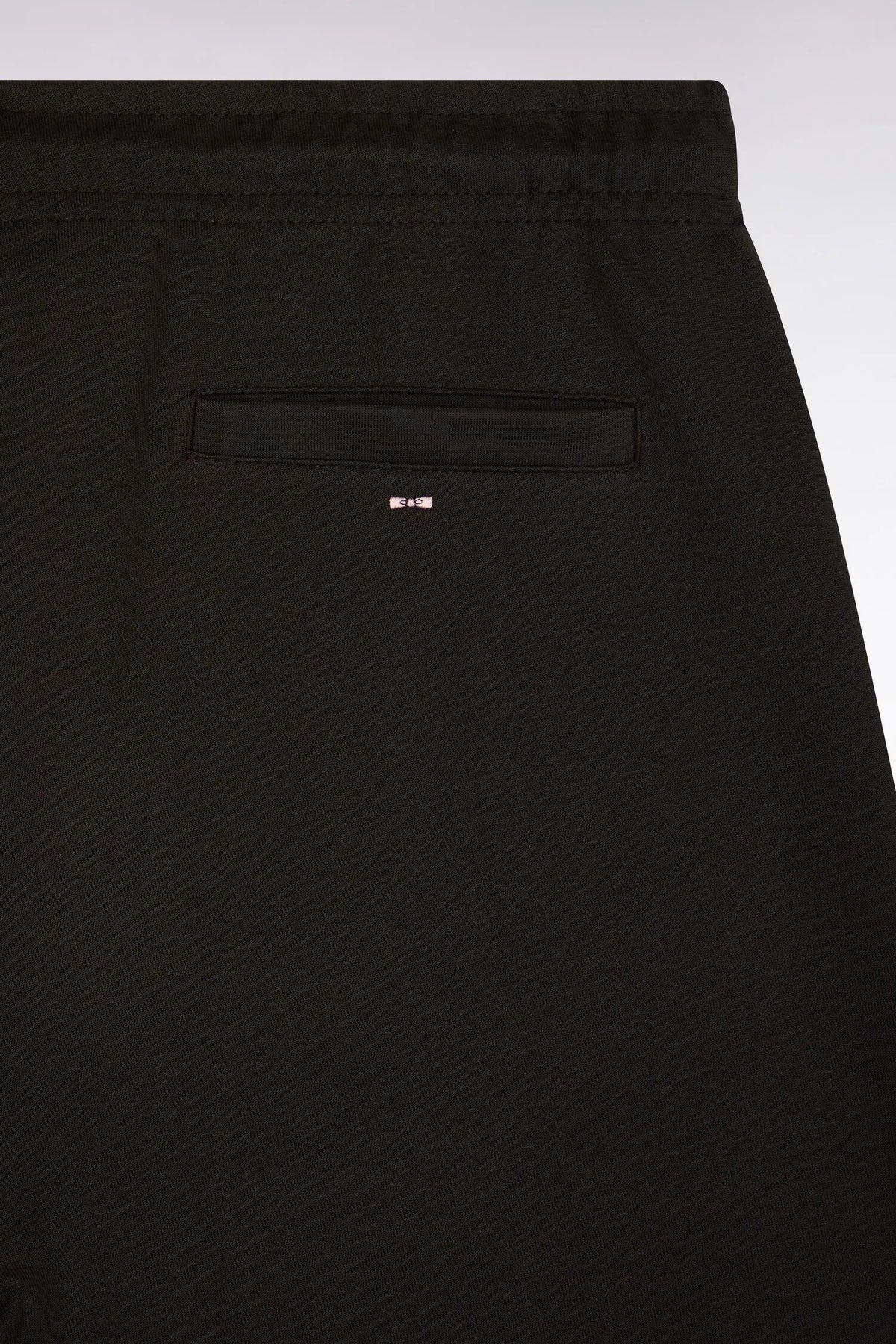 Eden Park Men Brown Stretch Cotton Interlock Joggers with a Straight Cut SKU: H26MAIJO0005_MAF1 Image 05