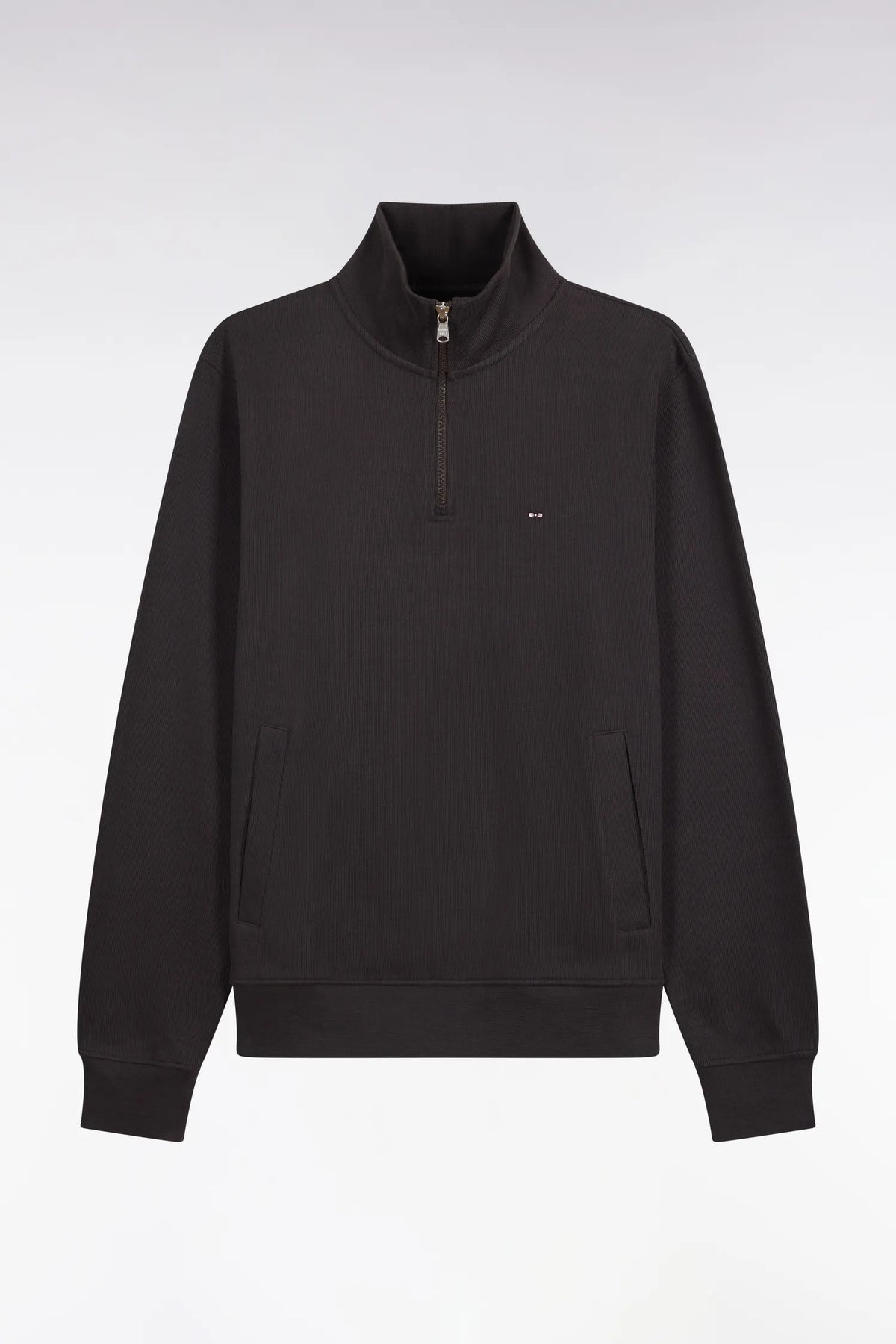 Eden Park 0 Men Straight-Cut Cotton Fleece Trucker Collar Sweatshirt SKU: H26MAISW0002_MAF1 Image 01