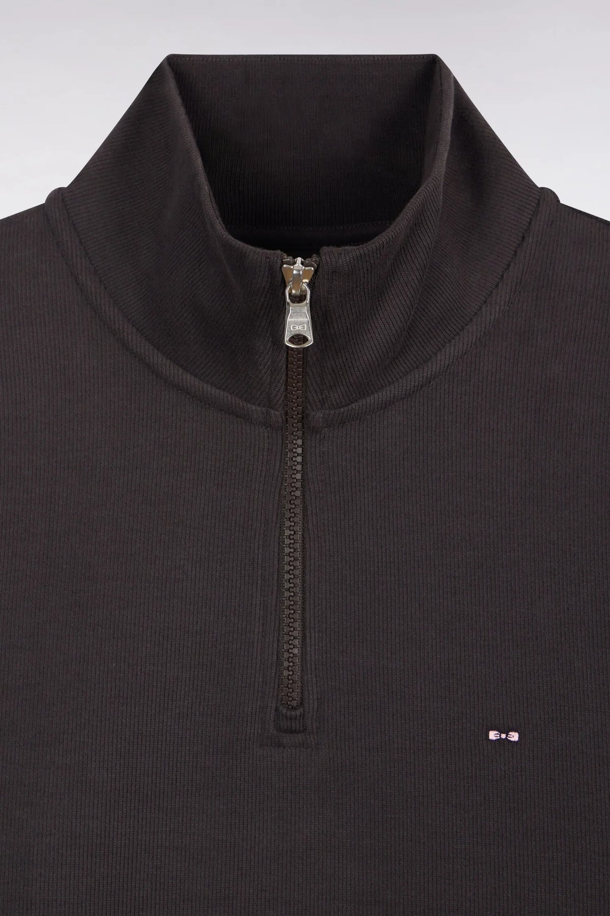 Eden Park 0 Men Straight-Cut Cotton Fleece Trucker Collar Sweatshirt SKU: H26MAISW0002_MAF1 Image 02