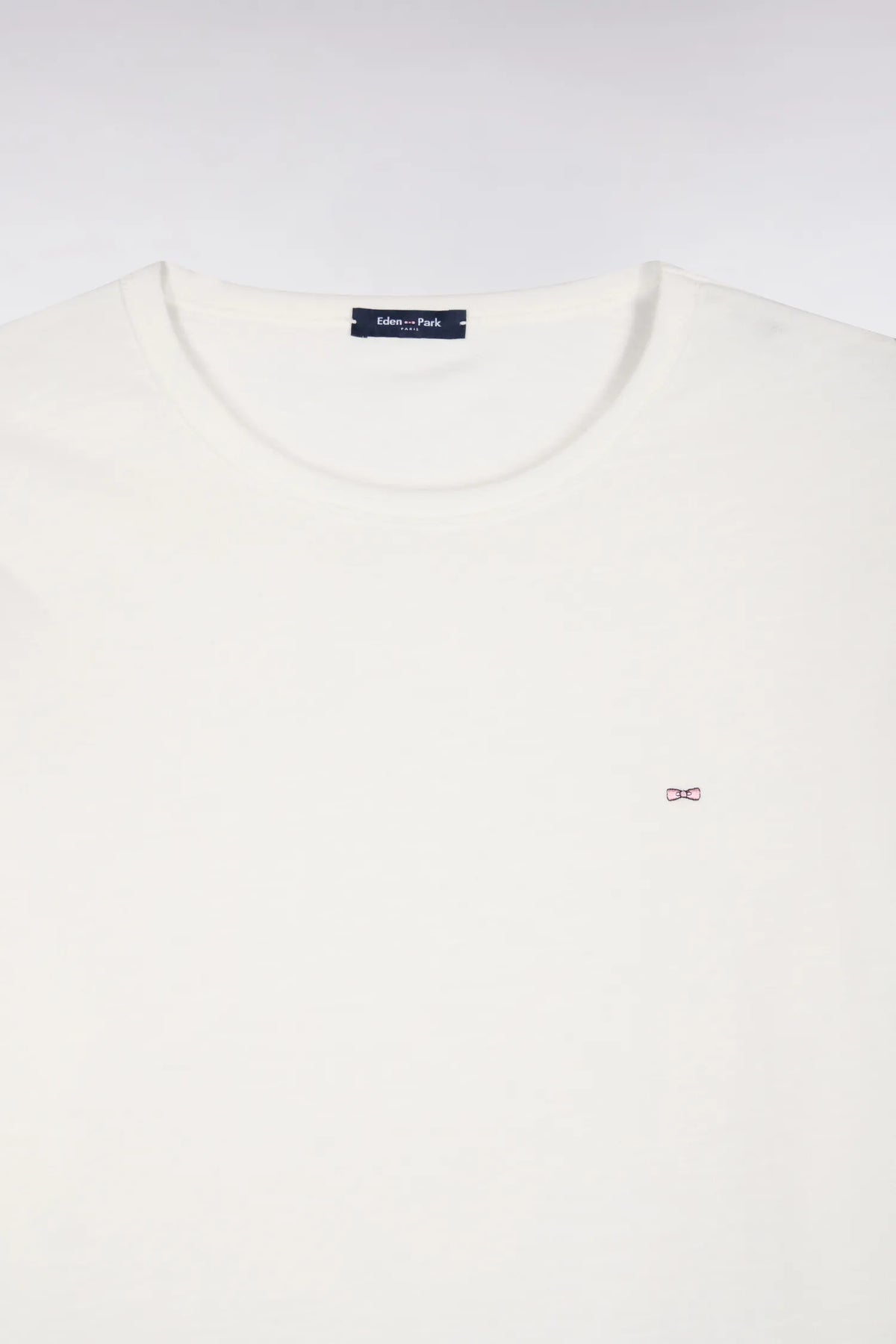 Eden Park Men Long-Sleeved Ecru Cotton T-Shirt with Slim Fit SKU: H26MAITL0006_BEC15 Image 05
