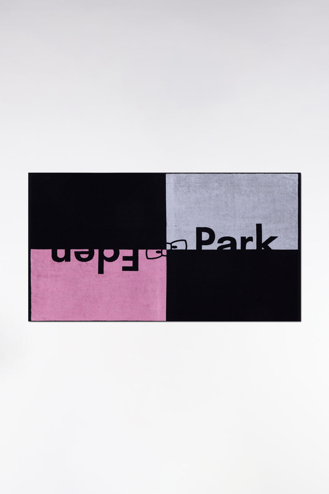 Eden Park_Eden Park Logo Pink Beach Towel in Cotton_HEBAIDPE0007_ROM_01