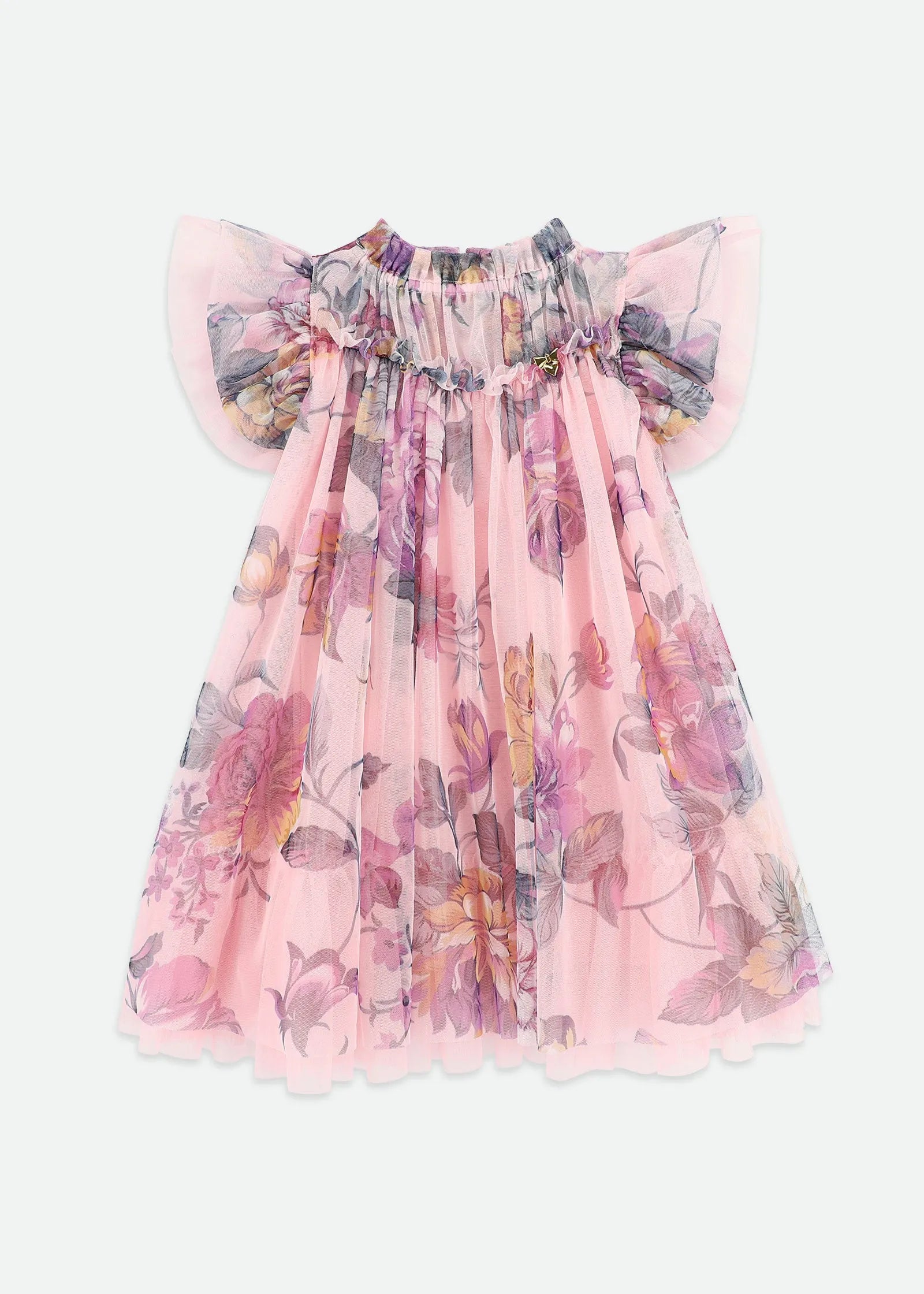 Angels Face 0 Girls Hettie Floral Dress Fairy Pink SKU: HETTIE_Fairy Pink Image 01