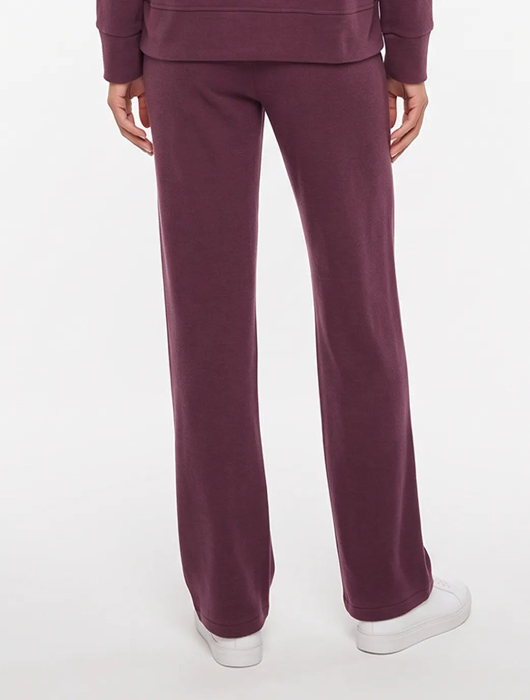 Marie France Burgundy Women Stayin Pant SKU: HWSTAYINPANT_Burgundy Image 02
