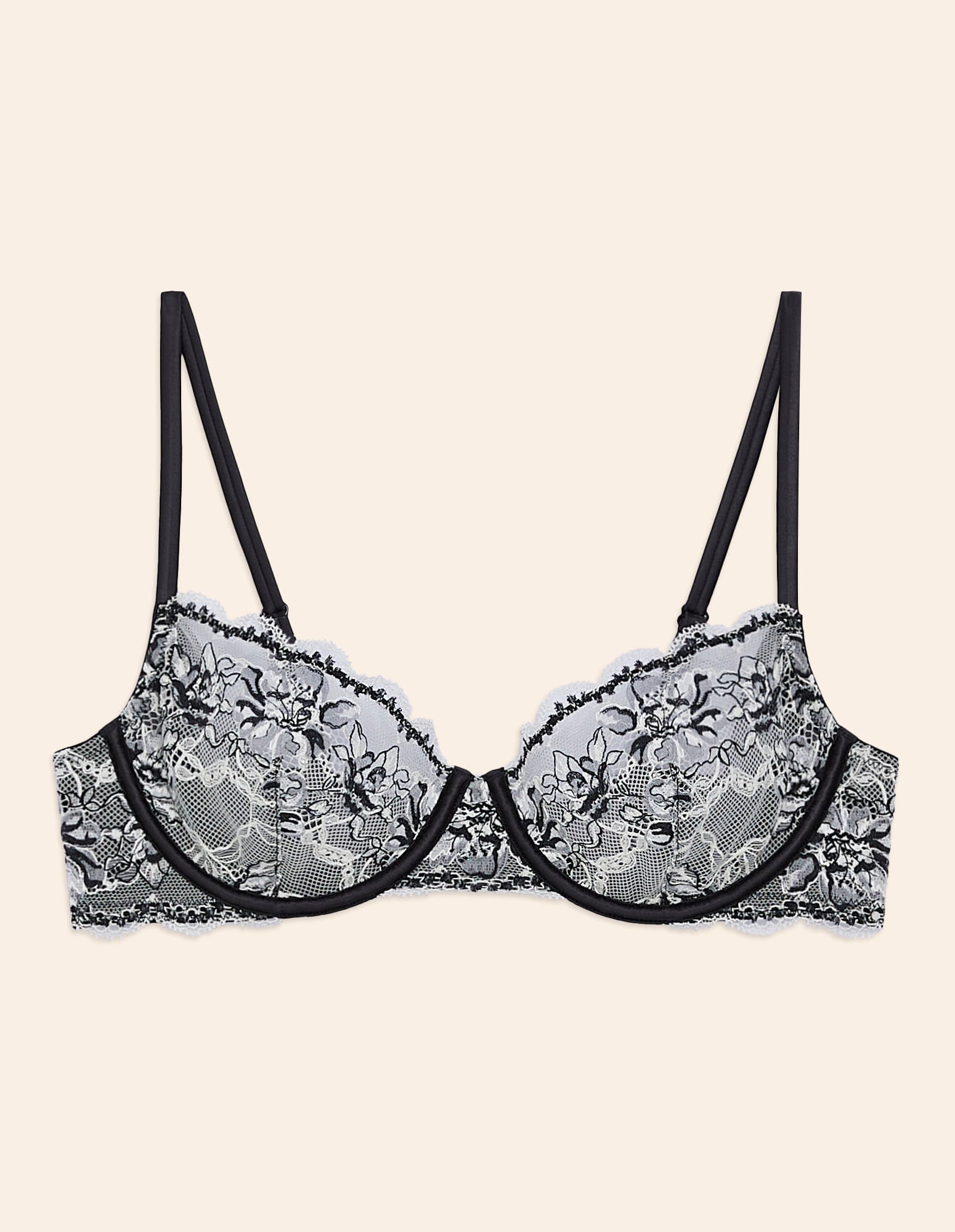 Yamamay_Lace Balcony Bra with Underwire Lola_IBAD181003_072_01