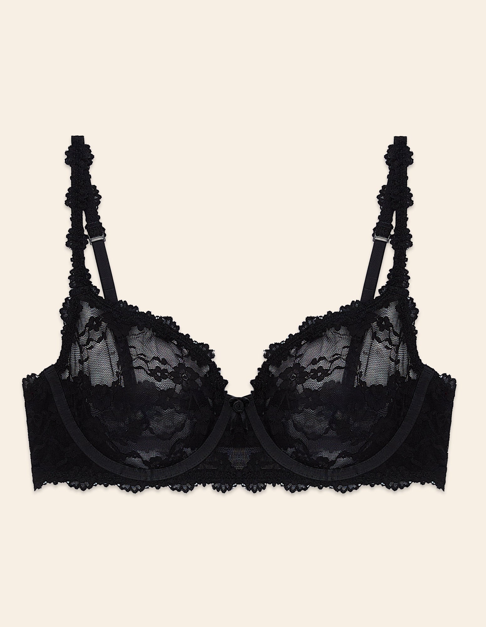 Yamamay_Fancy Lace Non-Padded Balcony Bra in Stretch Lace with Underwire_IBAD181007_072_04