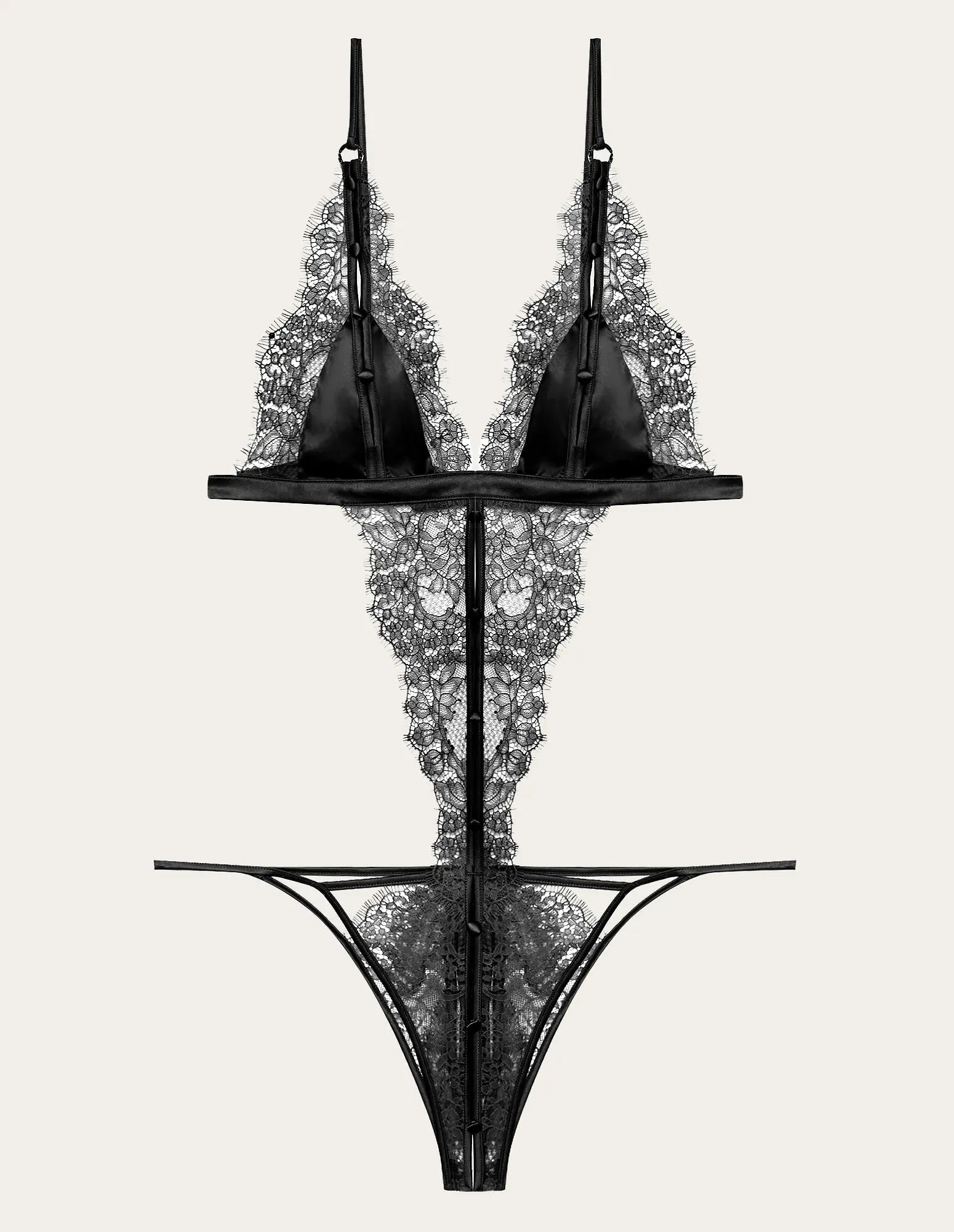 Yamamay_Black_Wireless Bodysuit with Lace and Cut-Out Details Ð Priv� Kylie_IBDD183011_072_06