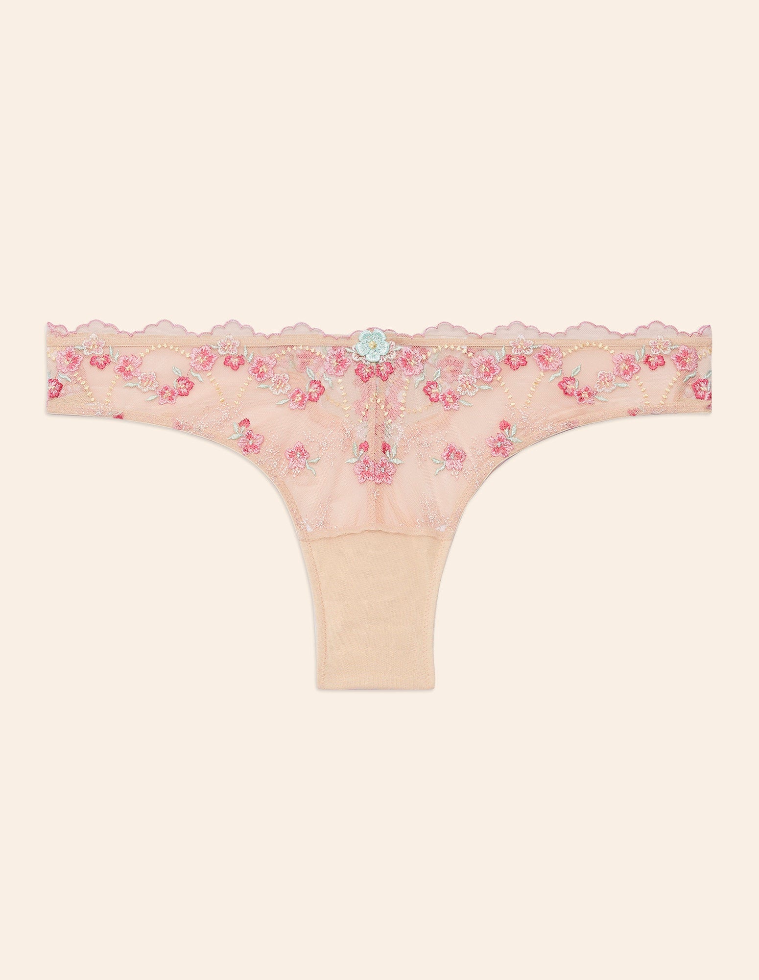 Yamamay_Melissa Brazilian Briefs in Tulle and Lace with Floral Embroidery_IBND181021_970_05