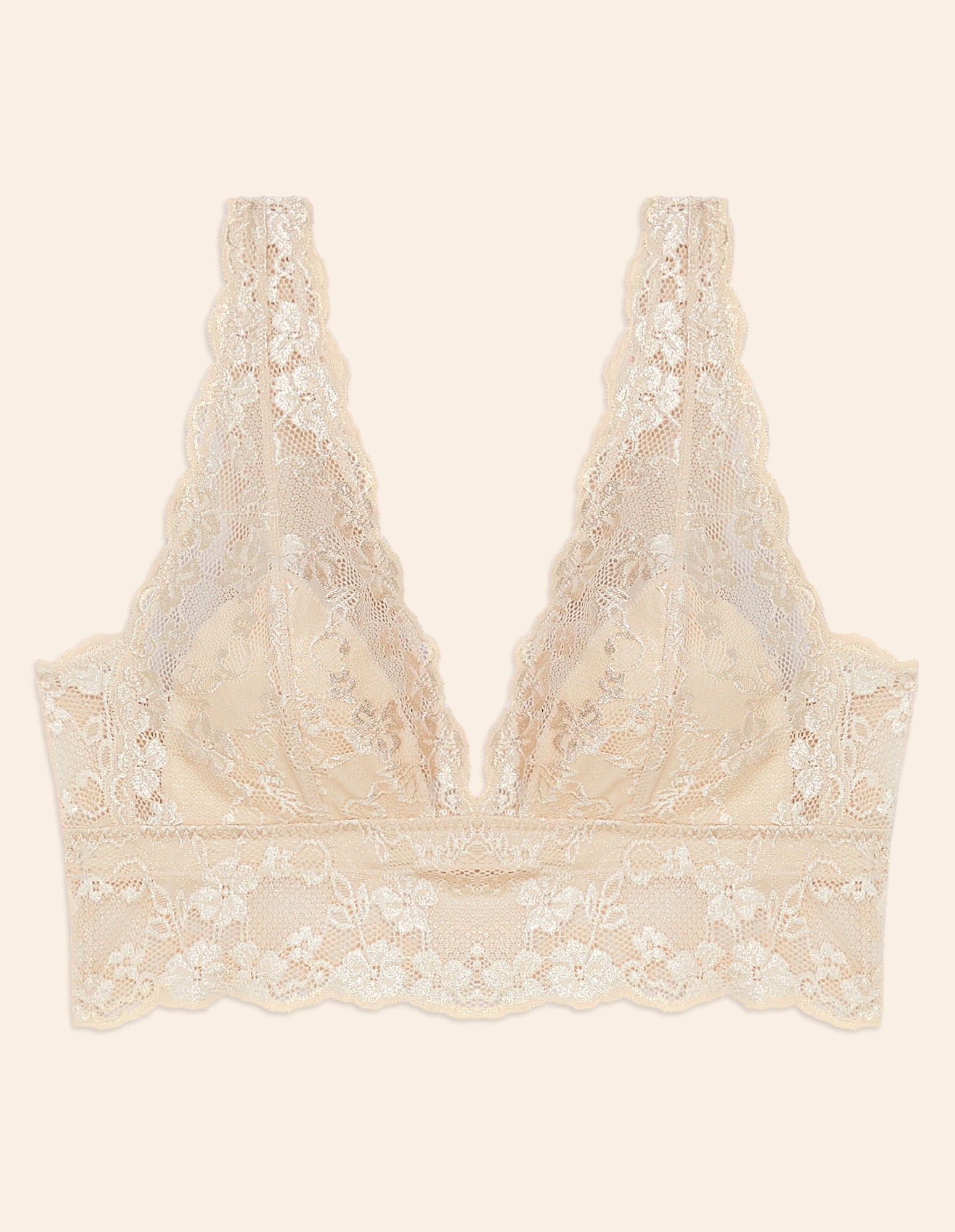 Yamamay_Cream Bralette Without Padding and Underwire_IBRD181001_244_01
