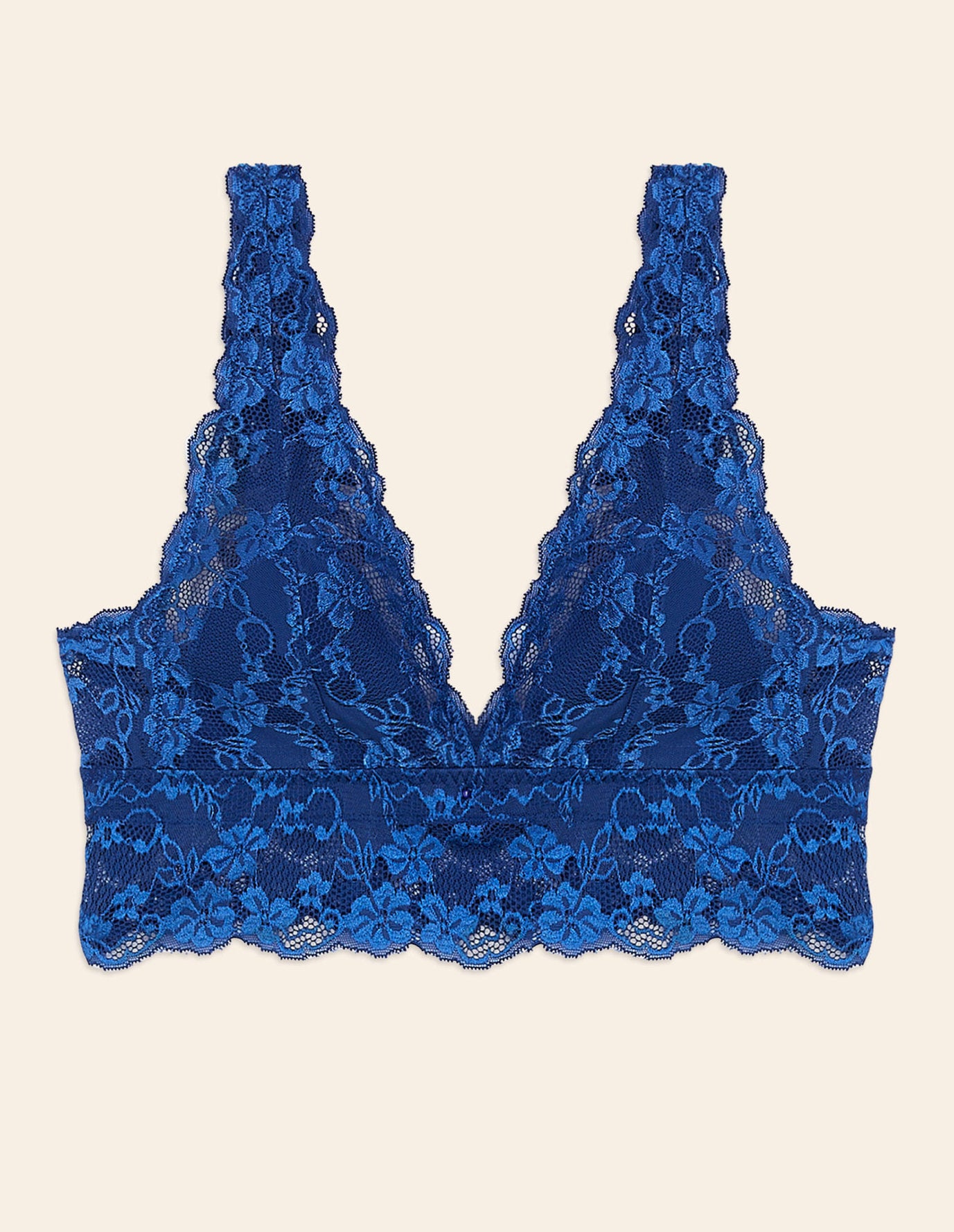 Yamamay_Unlined Bralette in Soft Dark Blue Lace_IBRD181007_215_01