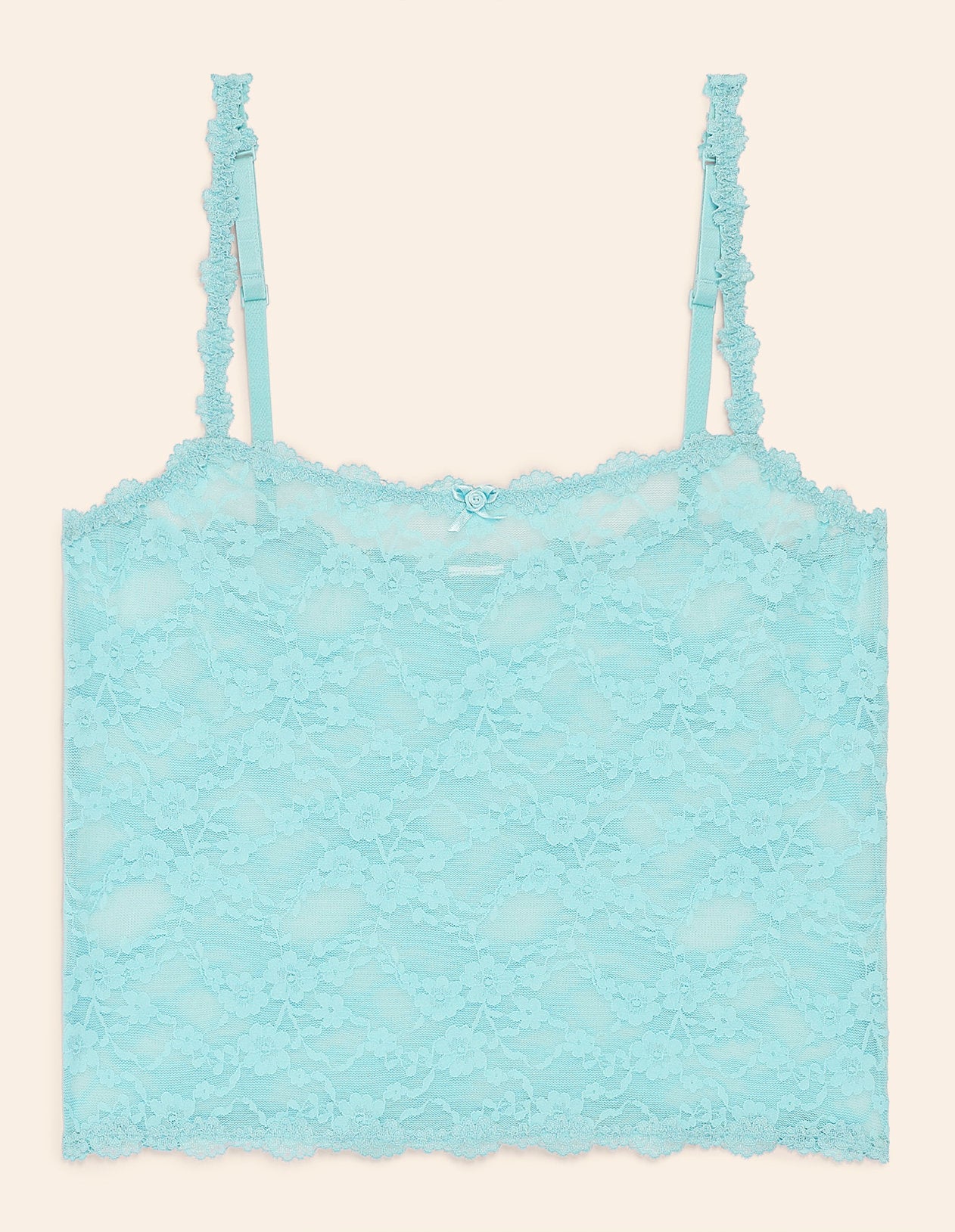 Yamamay_Fancy Lace Short Top in Stretch Lace with Square Neckline and Thin Straps_ICRD181008_001_04