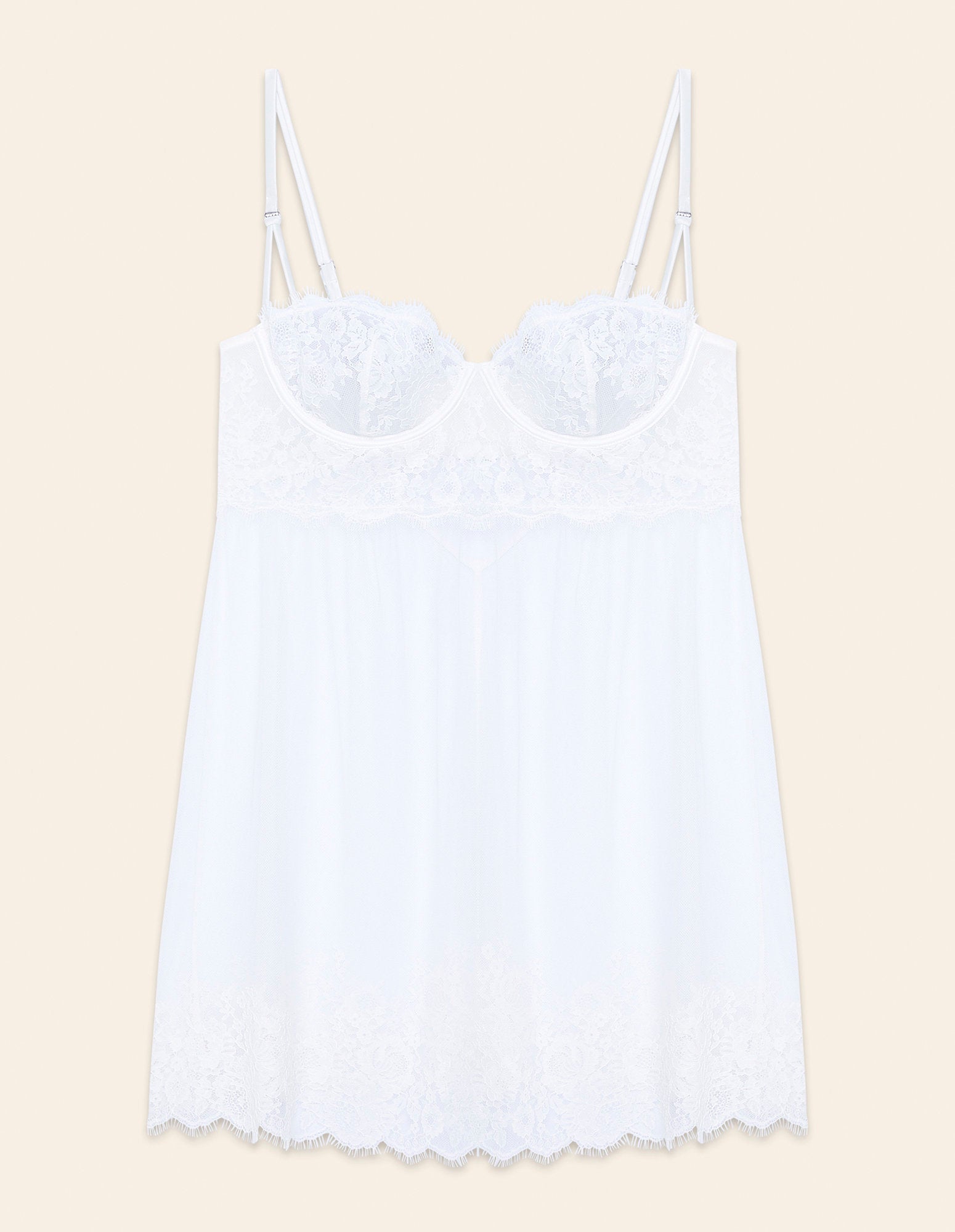 Yamamay_Jasmine Lace and Sheer Net Babydoll with Underwire_ICRD181011_096_05