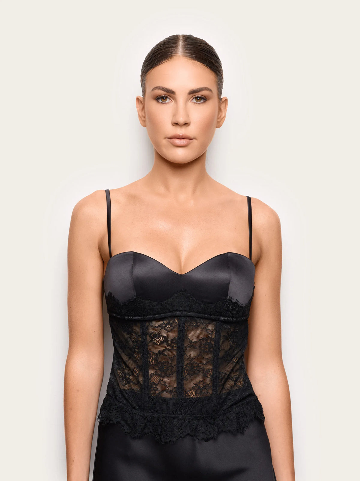 Yamamay BLACK Women Padded Girdle - The Corset Collection SKU: ICRD193007_072 Image 02