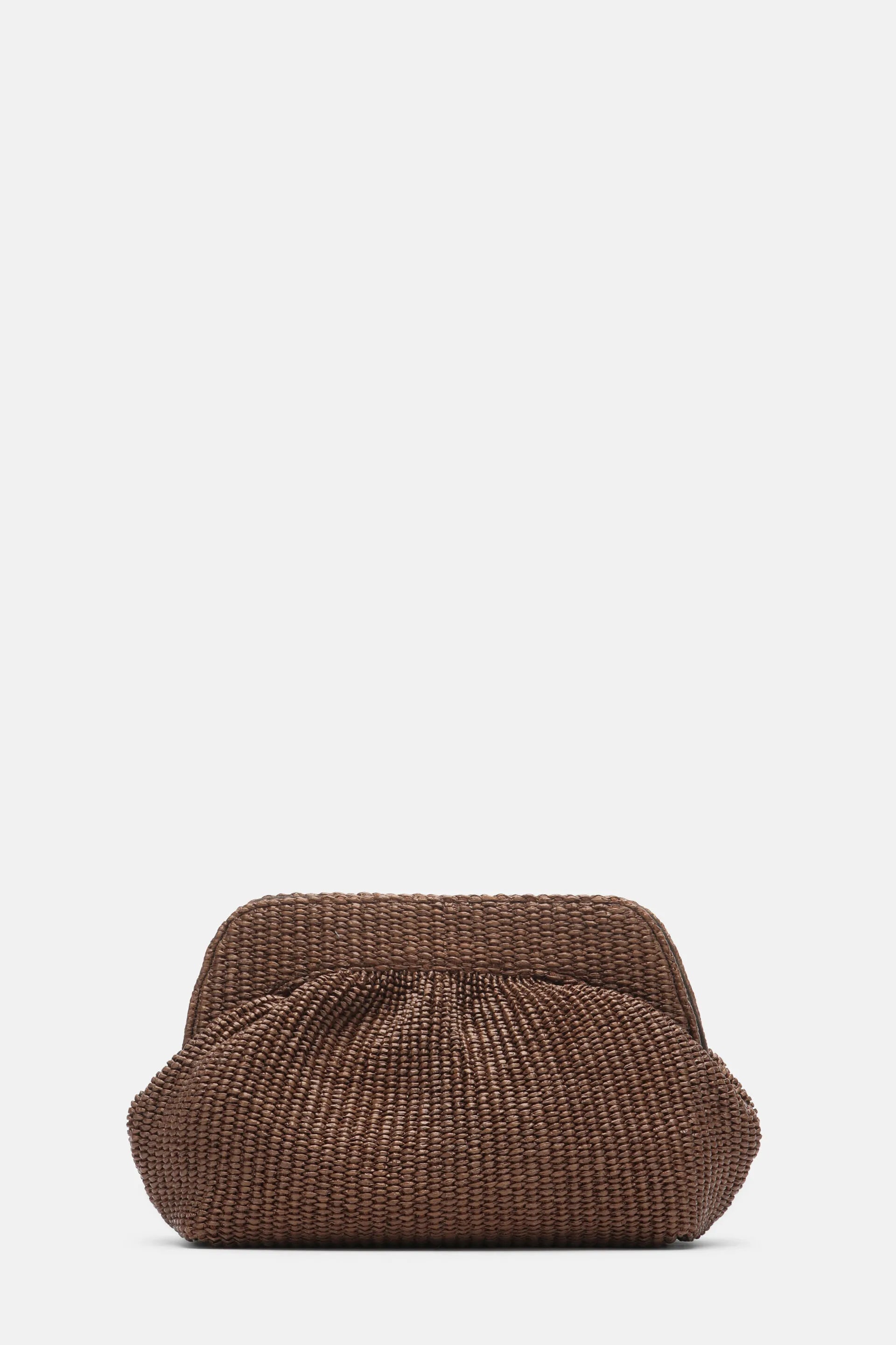 Luisa Spagnoli Cioccolato/Oro Women Ilarita - Raffia Clutch SKU: ILARITA_0944 0002 Image 04