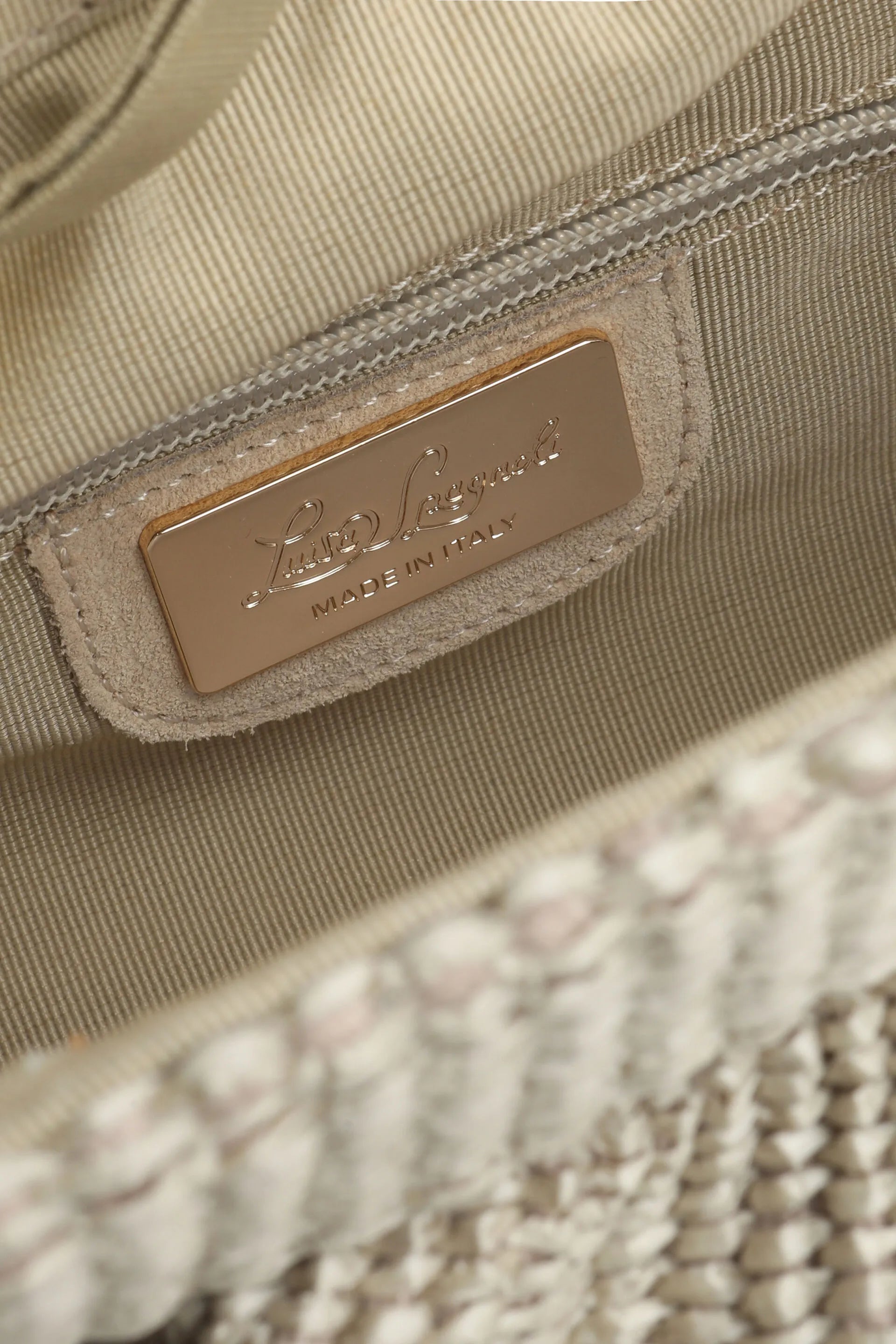 Luisa Spagnoli Naturale/Oro Women Ilarita - Raffia Clutch SKU: ILARITA_1182 0002 Image 06