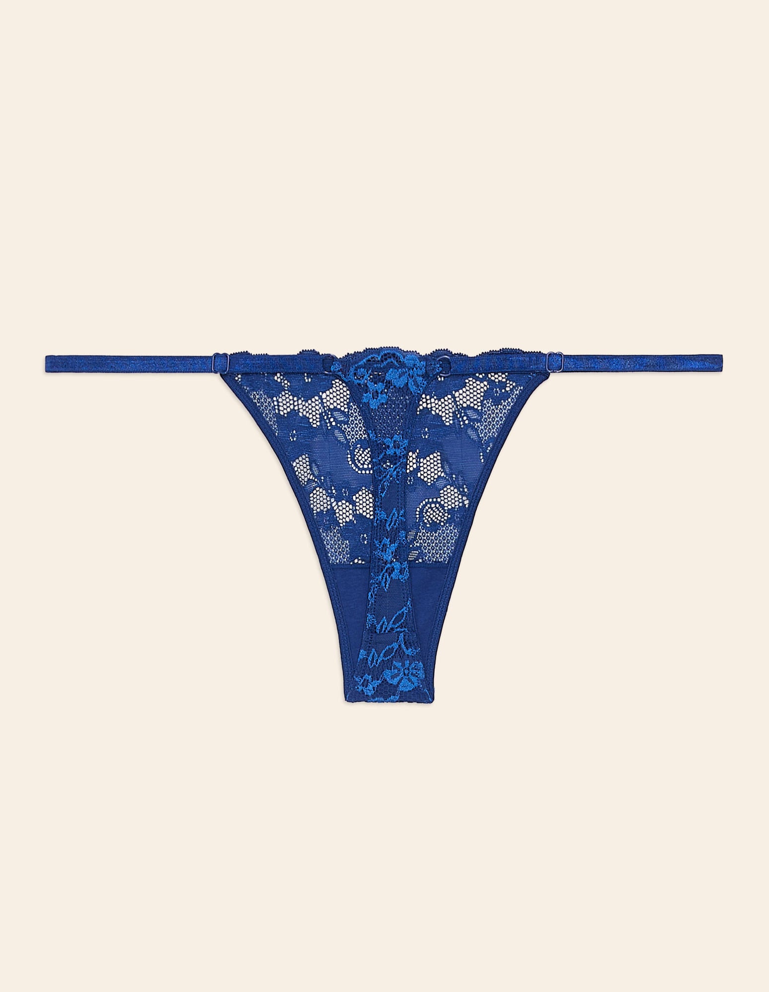 Yamamay_Low Side Thong Adjustable in Soft Dark Blue Lace_IPED181007_215_06