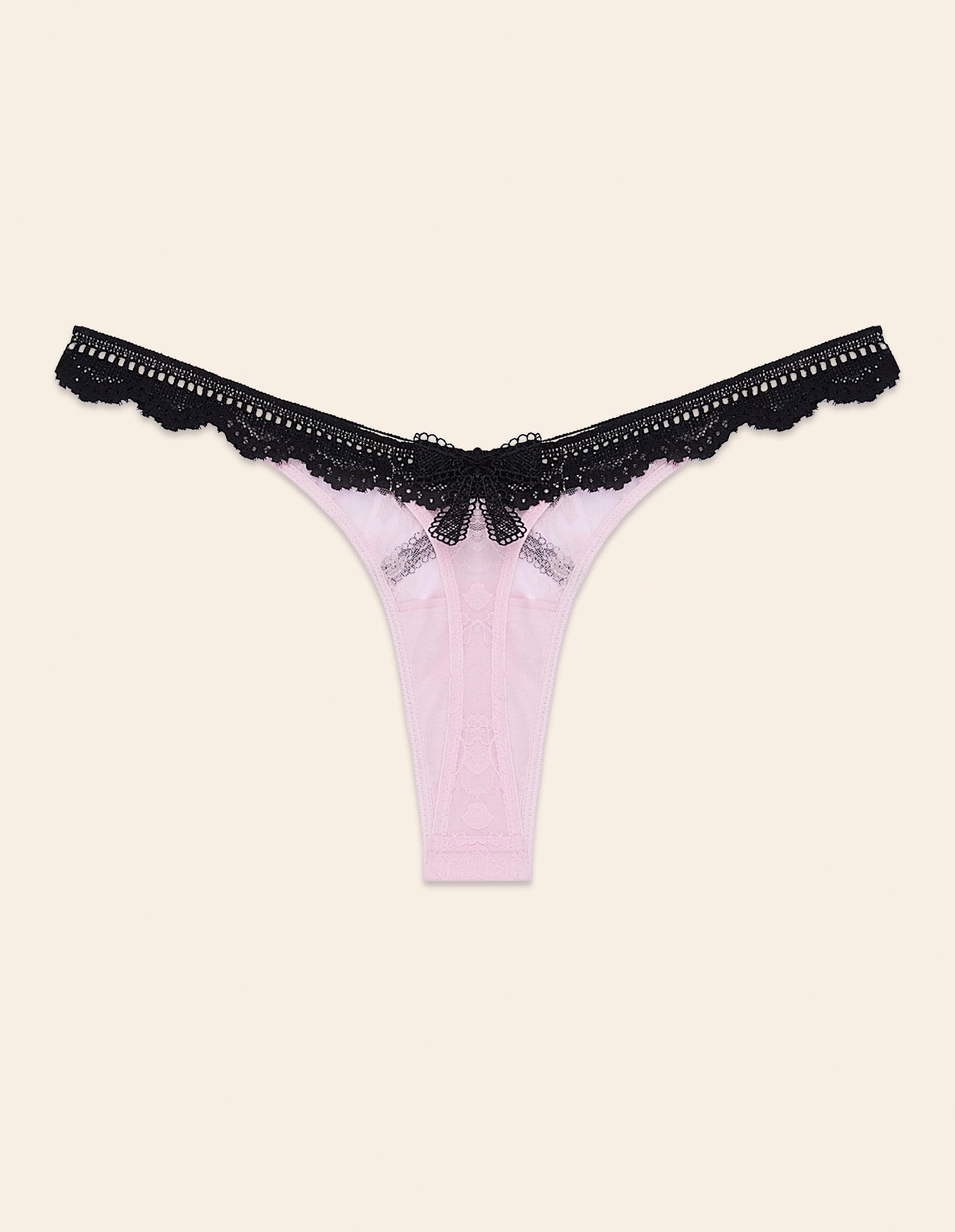 Yamamay_Lily and Black Lace Thong with Recycled Fibers_IPED181010_900_06