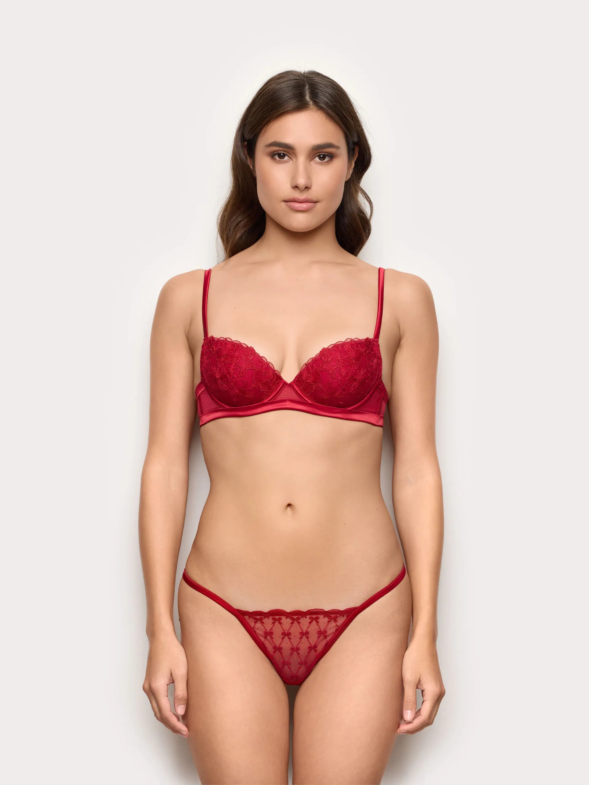 Yamamay_Ruby Red_Jolly Embroidered Tulle Adjustable Thong_IPED184010_909_02