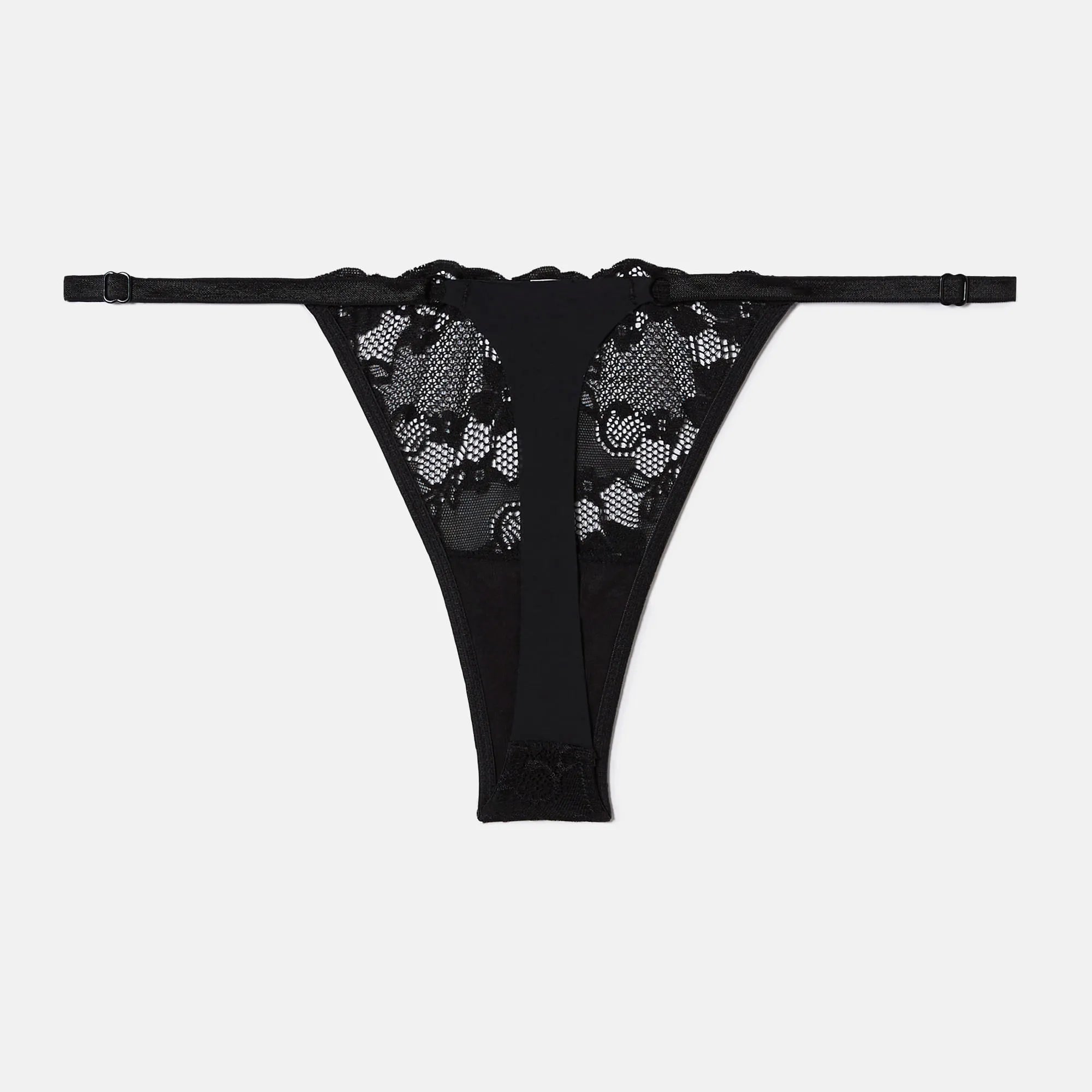 Yamamay_Black_Thong with Adjustable Hips - New Primula_IPED99X018_072_05