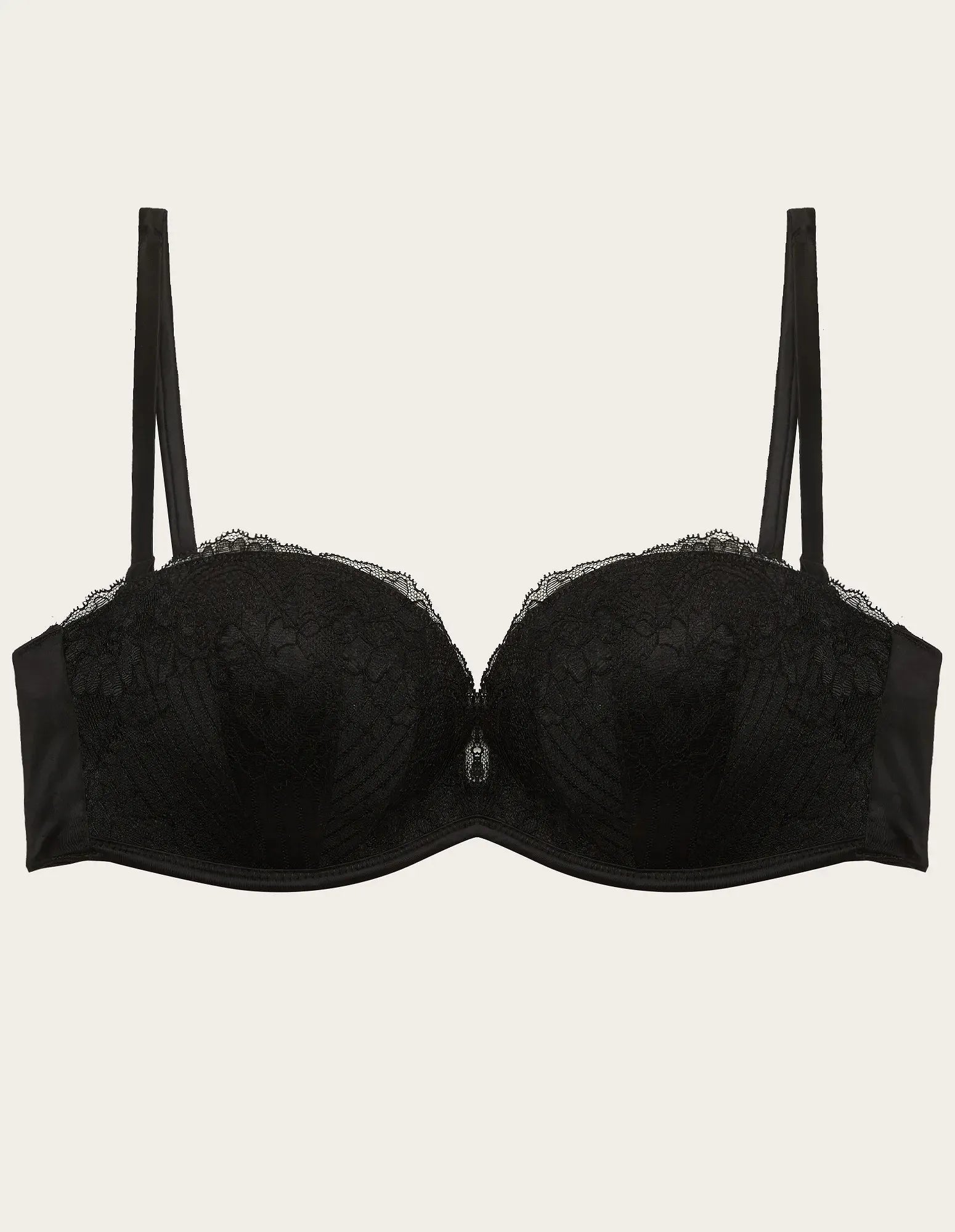 Yamamay_Black_Double Push-Up Bandeau with Underwire and Removable Straps Ð Malice_IPPD183001_072_06