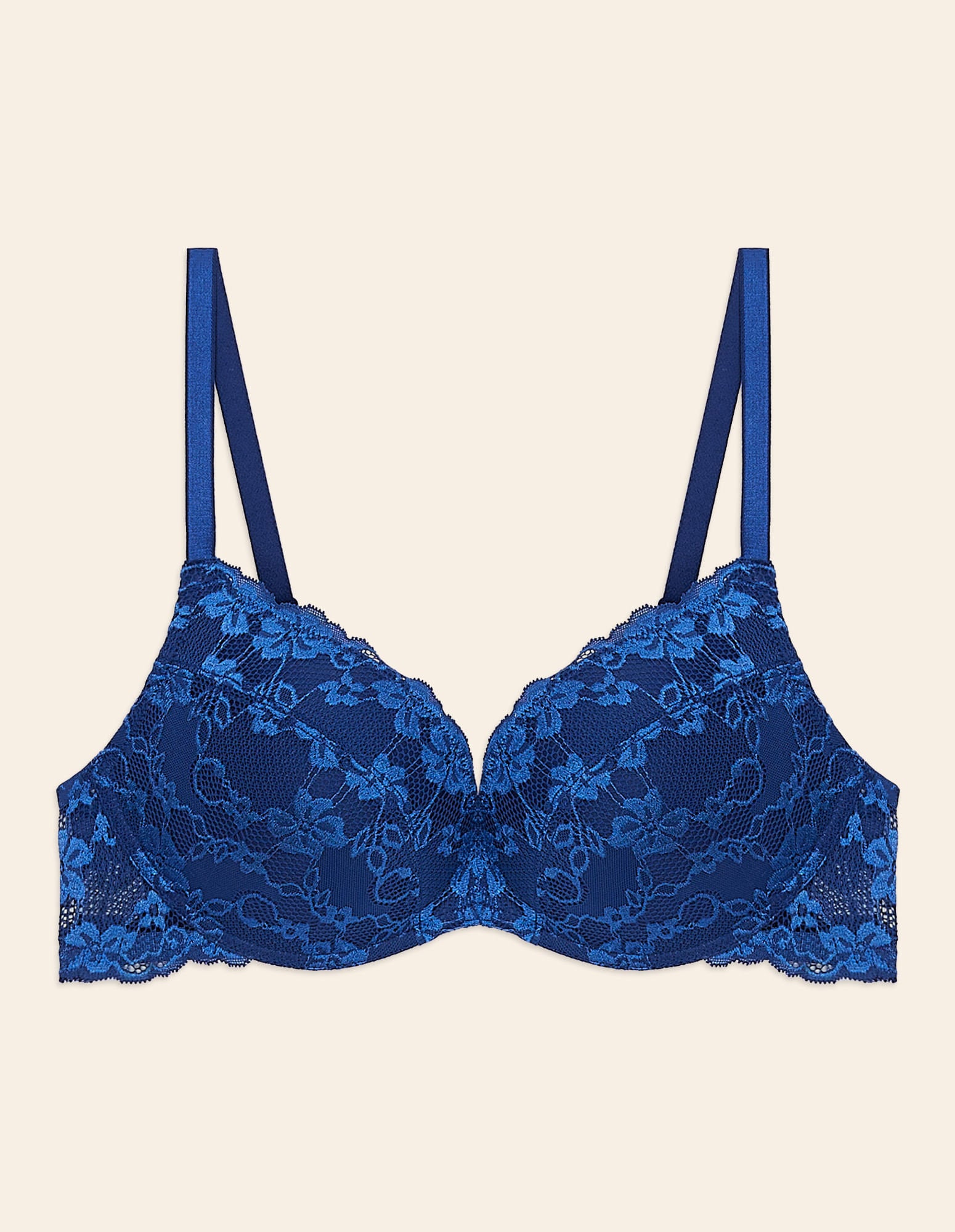Yamamay_Push Up Without Underwire in Soft Dark Blue Lace_IPUD181010_215_01