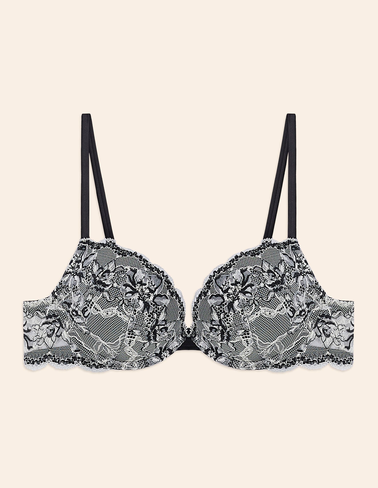 Yamamay_Push-Up Bra with Underwire in Tulle and Lace Lola_IPUD181012_072_01